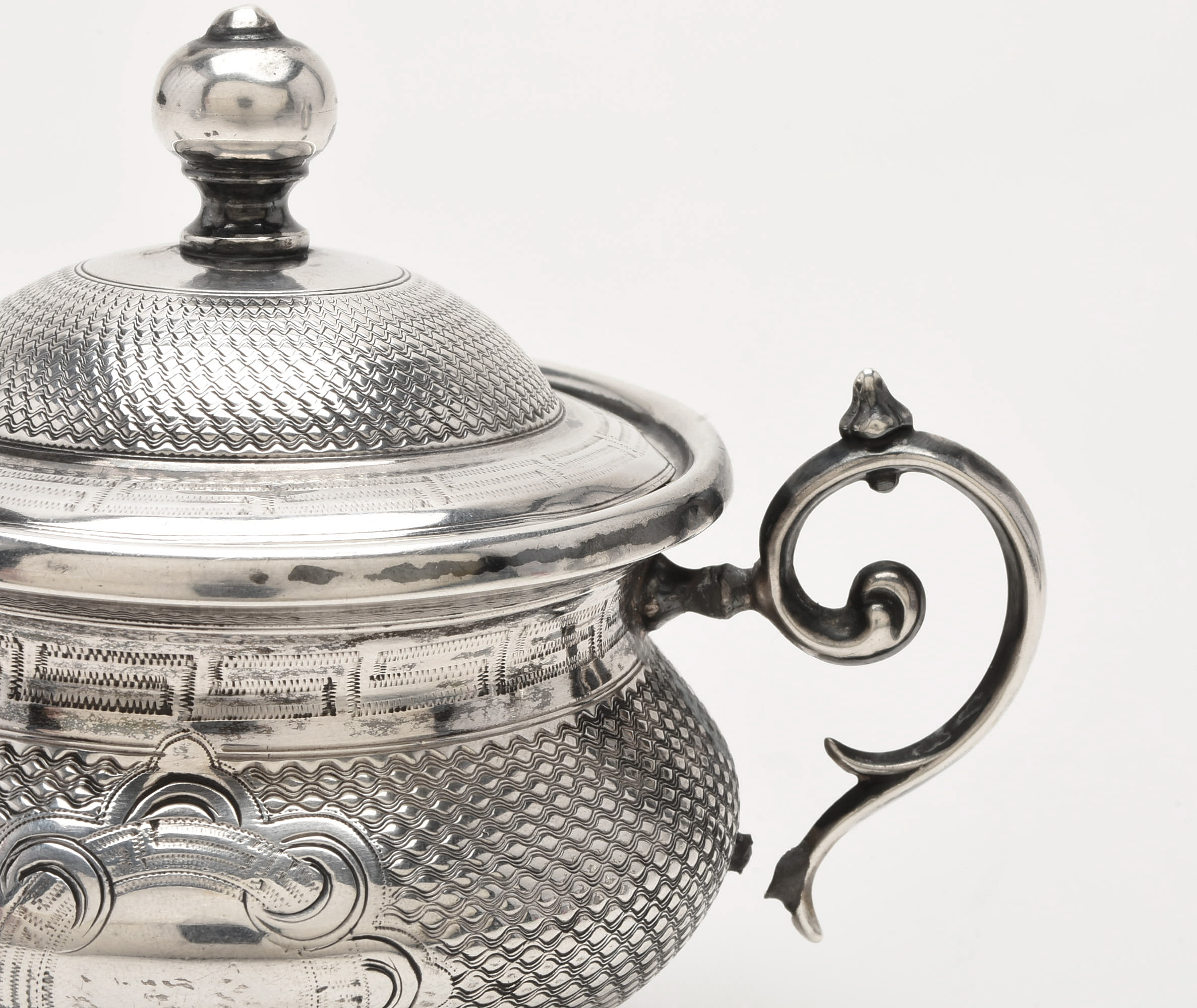 19th Century Sy & Wagner Prussian 812 Silver Tea Service