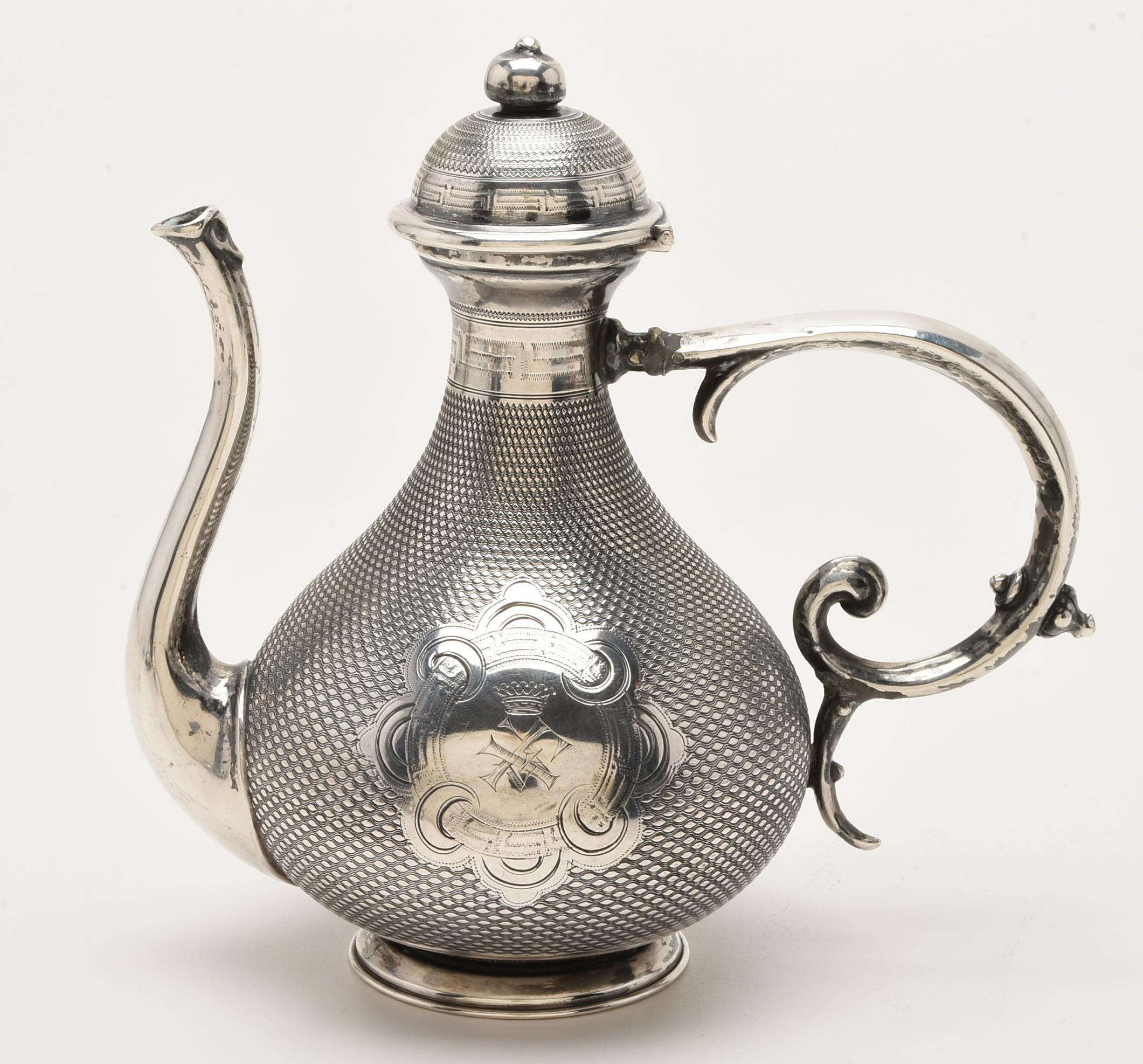 19th Century Sy & Wagner Prussian 812 Silver Tea Service