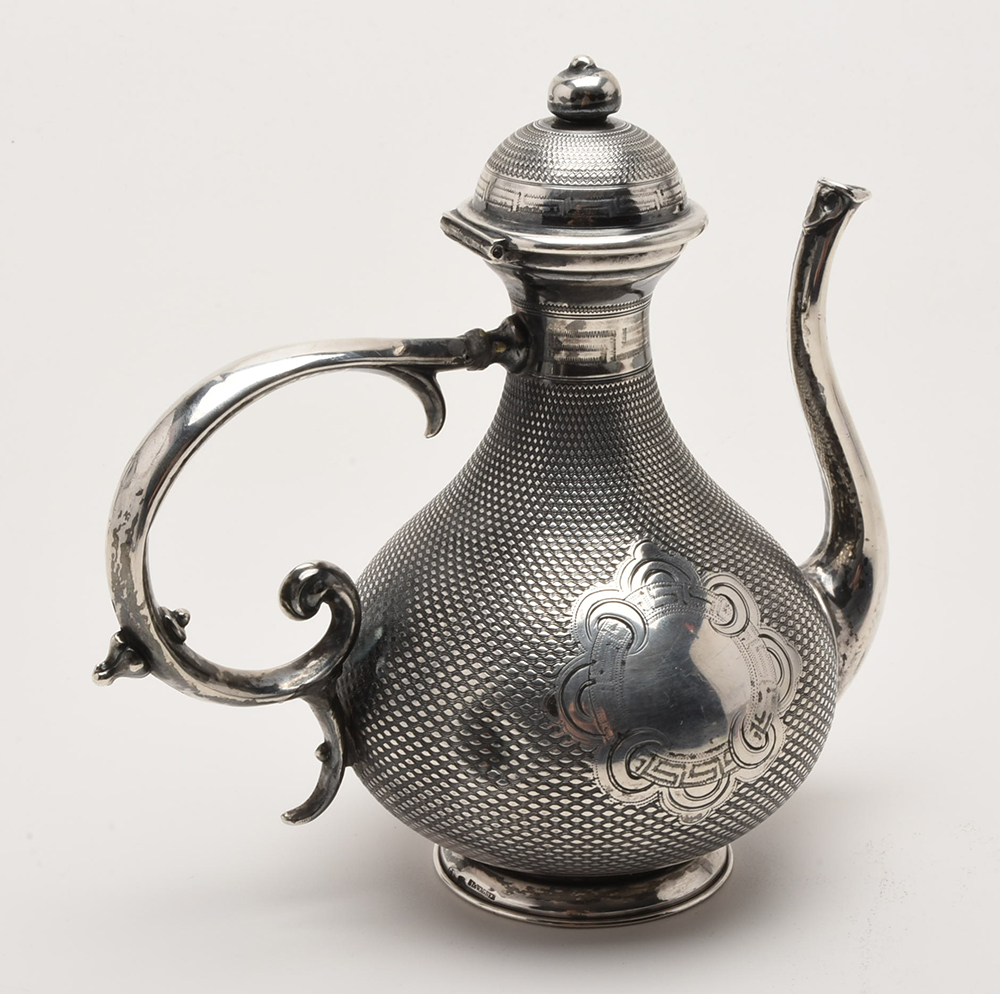 19th Century Sy & Wagner Prussian 812 Silver Tea Service