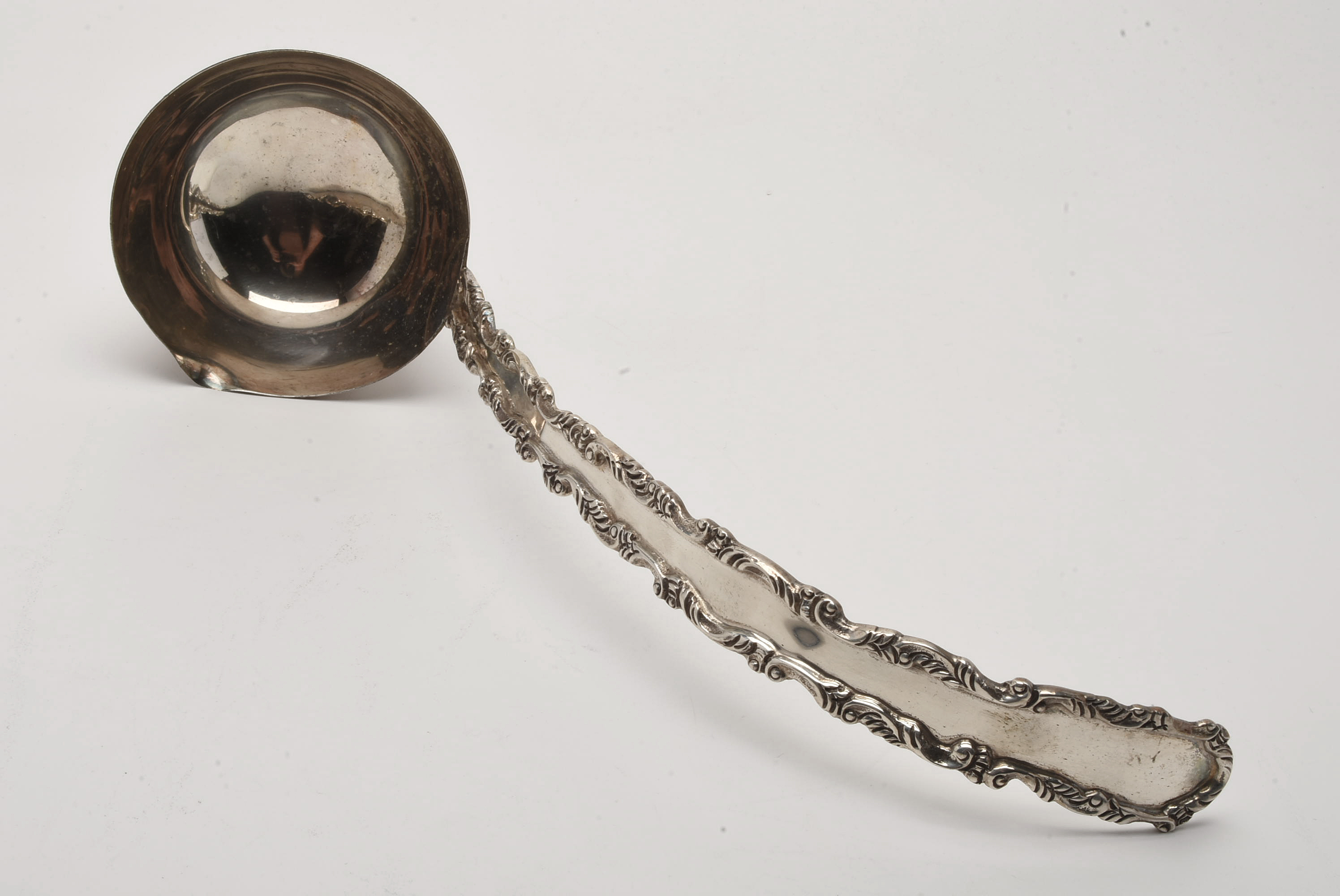 Mid-Century P. Lopez G Mexican Sterling Silver Punch Set