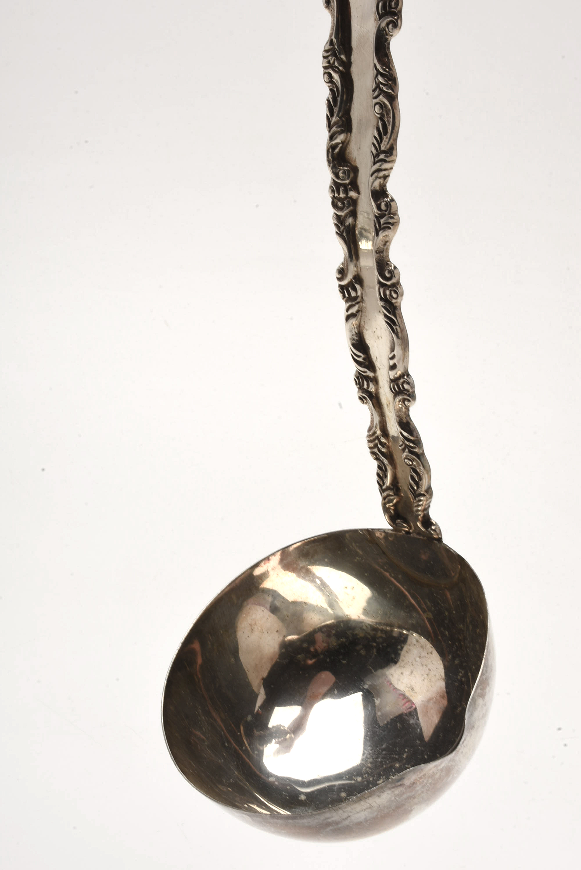 Mid-Century P. Lopez G Mexican Sterling Silver Punch Set