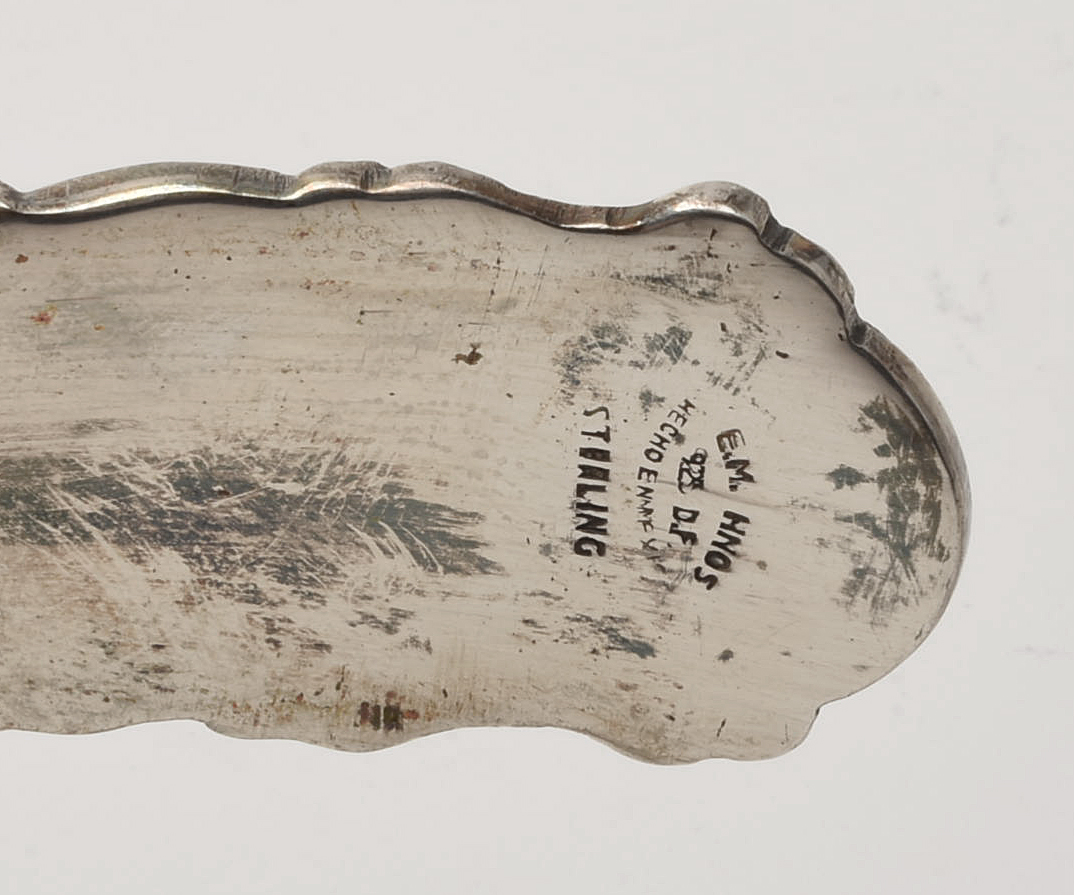 Mid-Century P. Lopez G Mexican Sterling Silver Punch Set