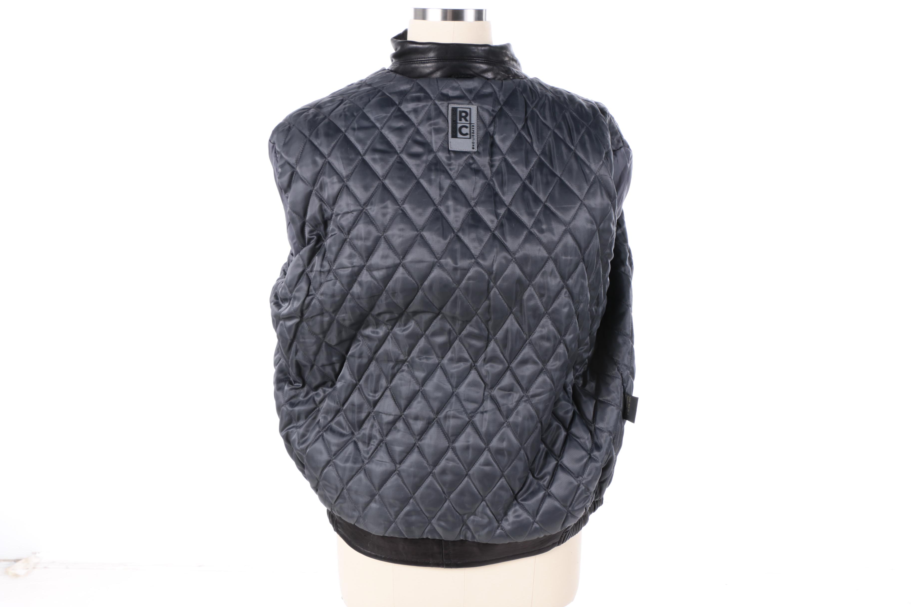 Men's RC Comstock Expedition Black Leather Jacket