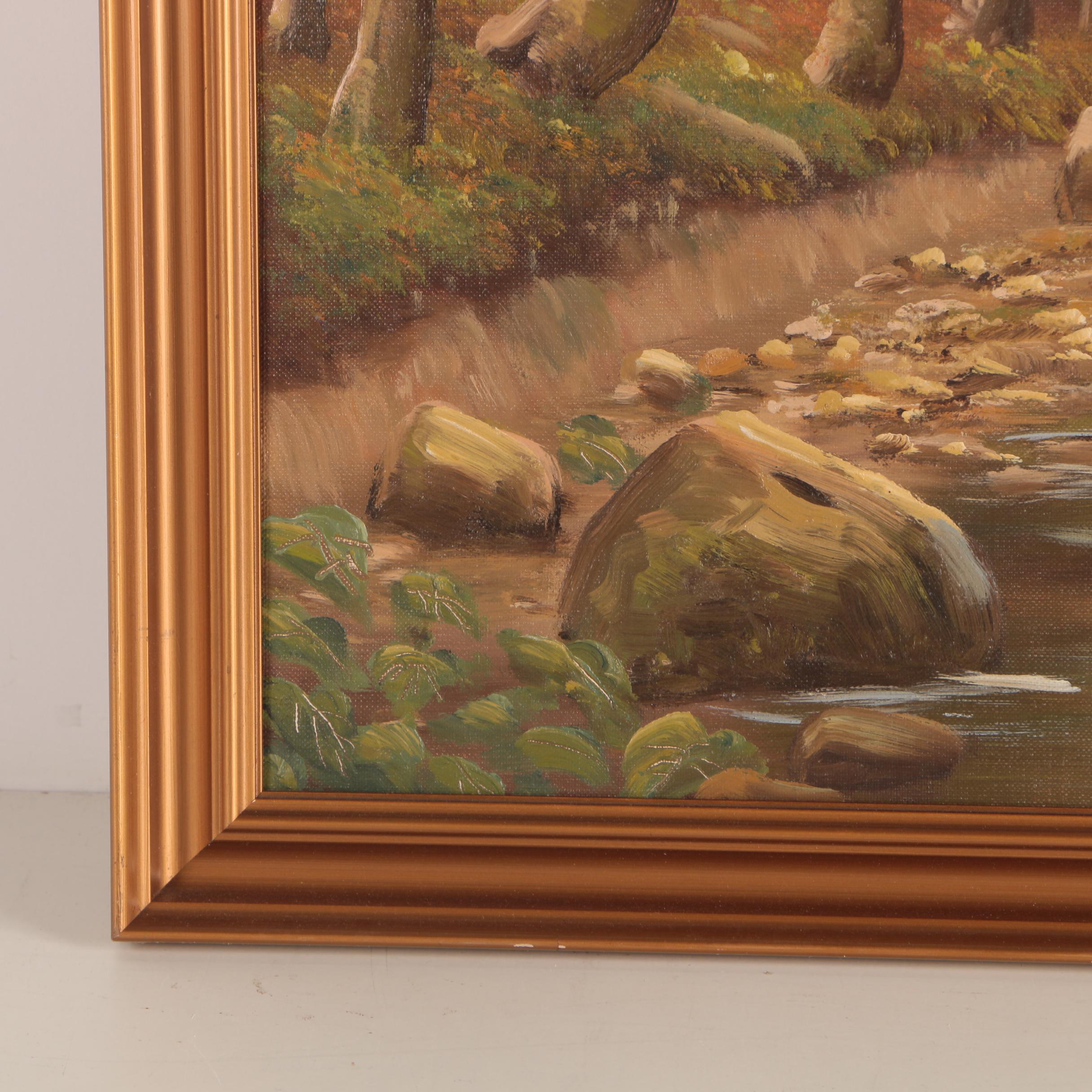 A. Johansen Oil Painting