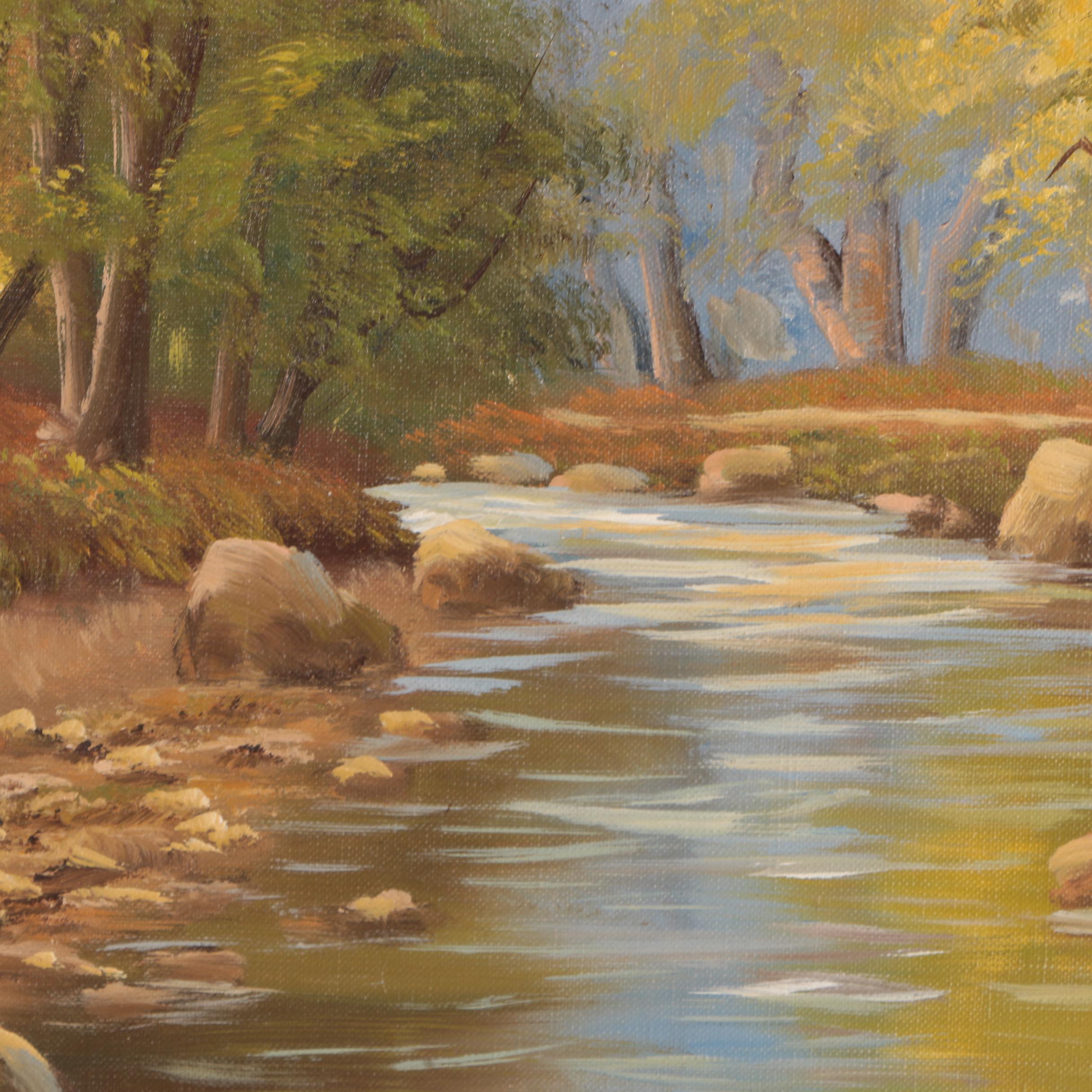 A. Johansen Oil Painting