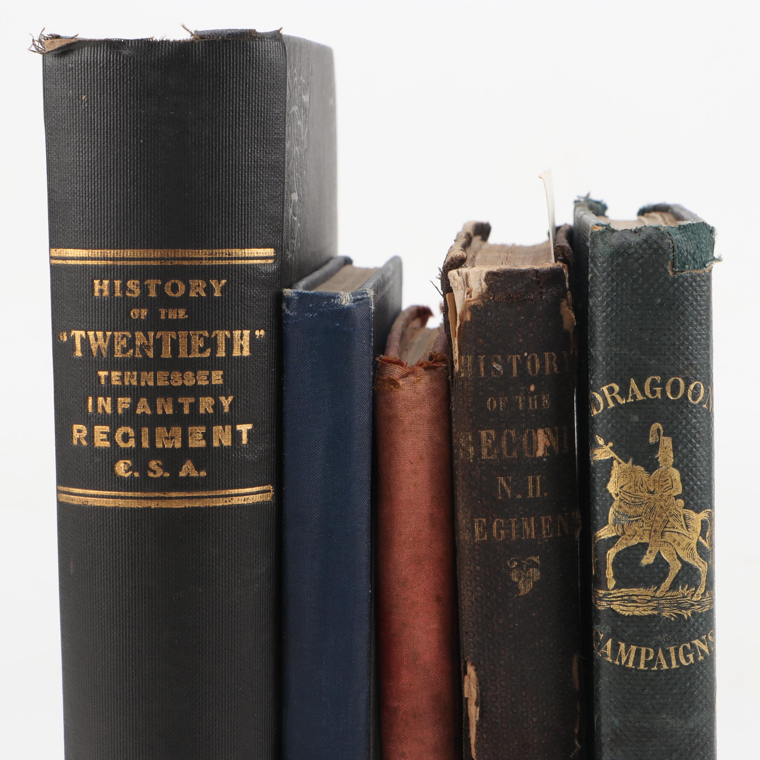 Five Books on Battles from The American Civil War and Dragoon Campaigns