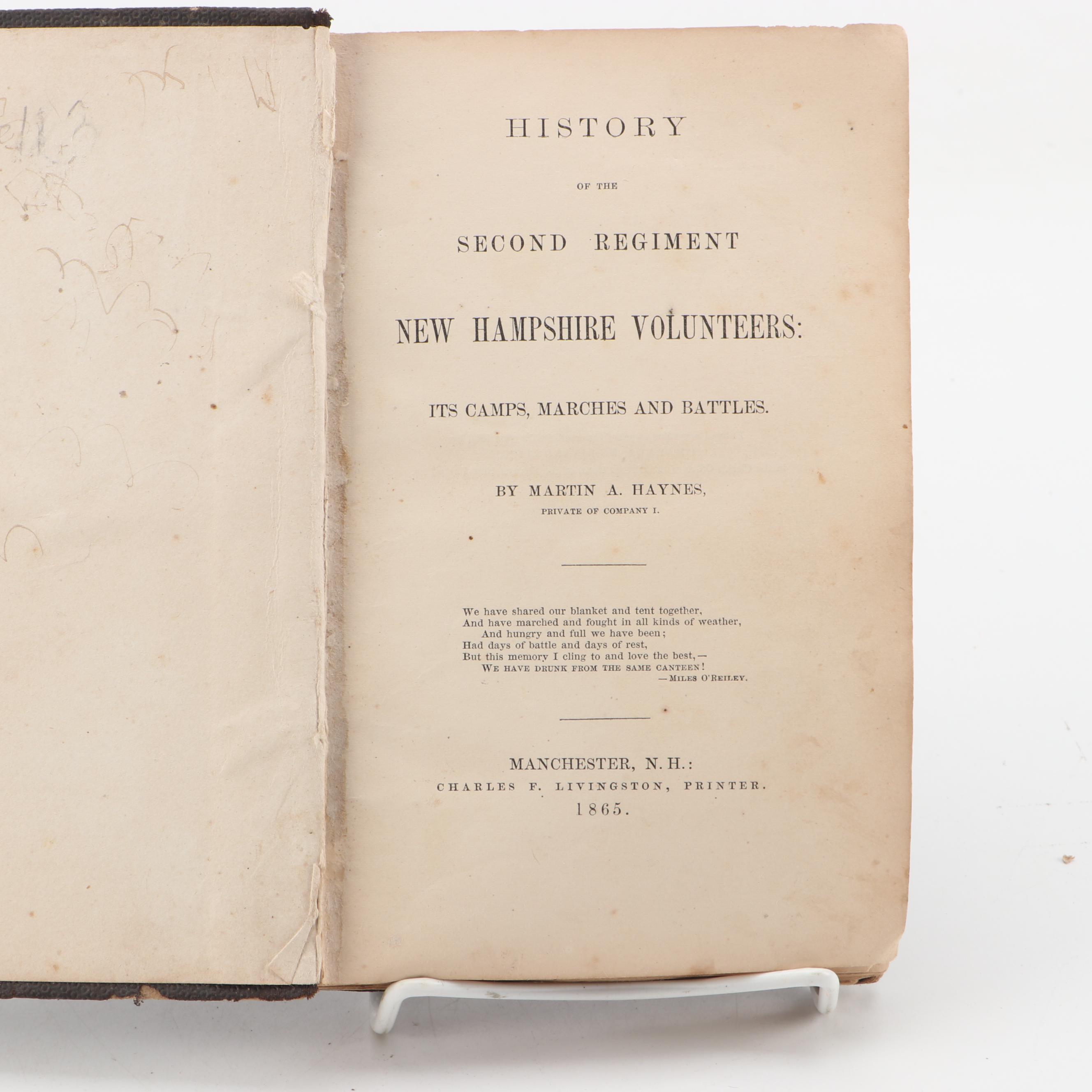 Five Books on Battles from The American Civil War and Dragoon Campaigns