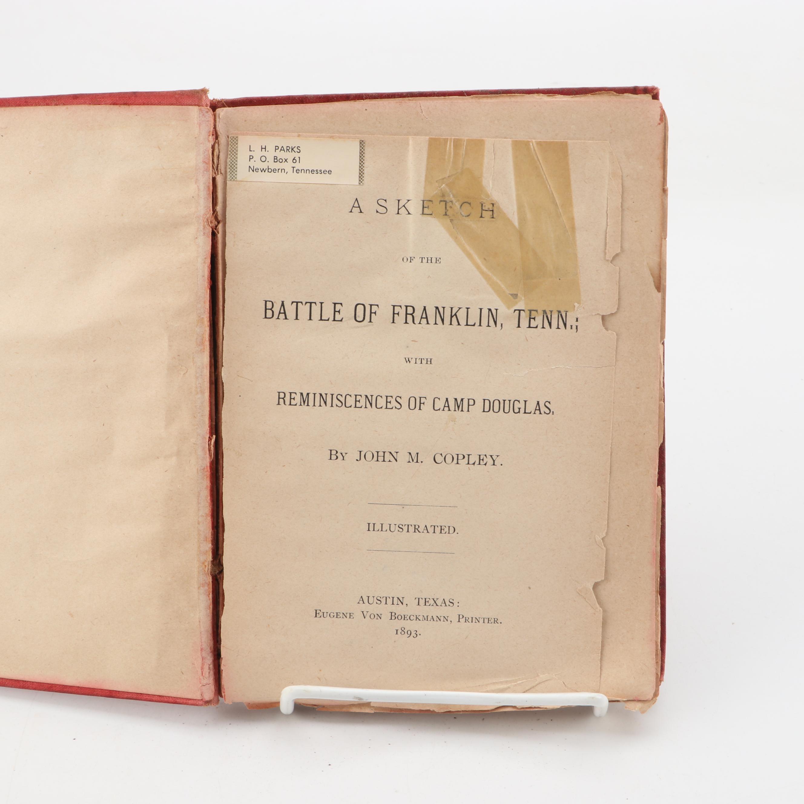 Five Books on Battles from The American Civil War and Dragoon Campaigns