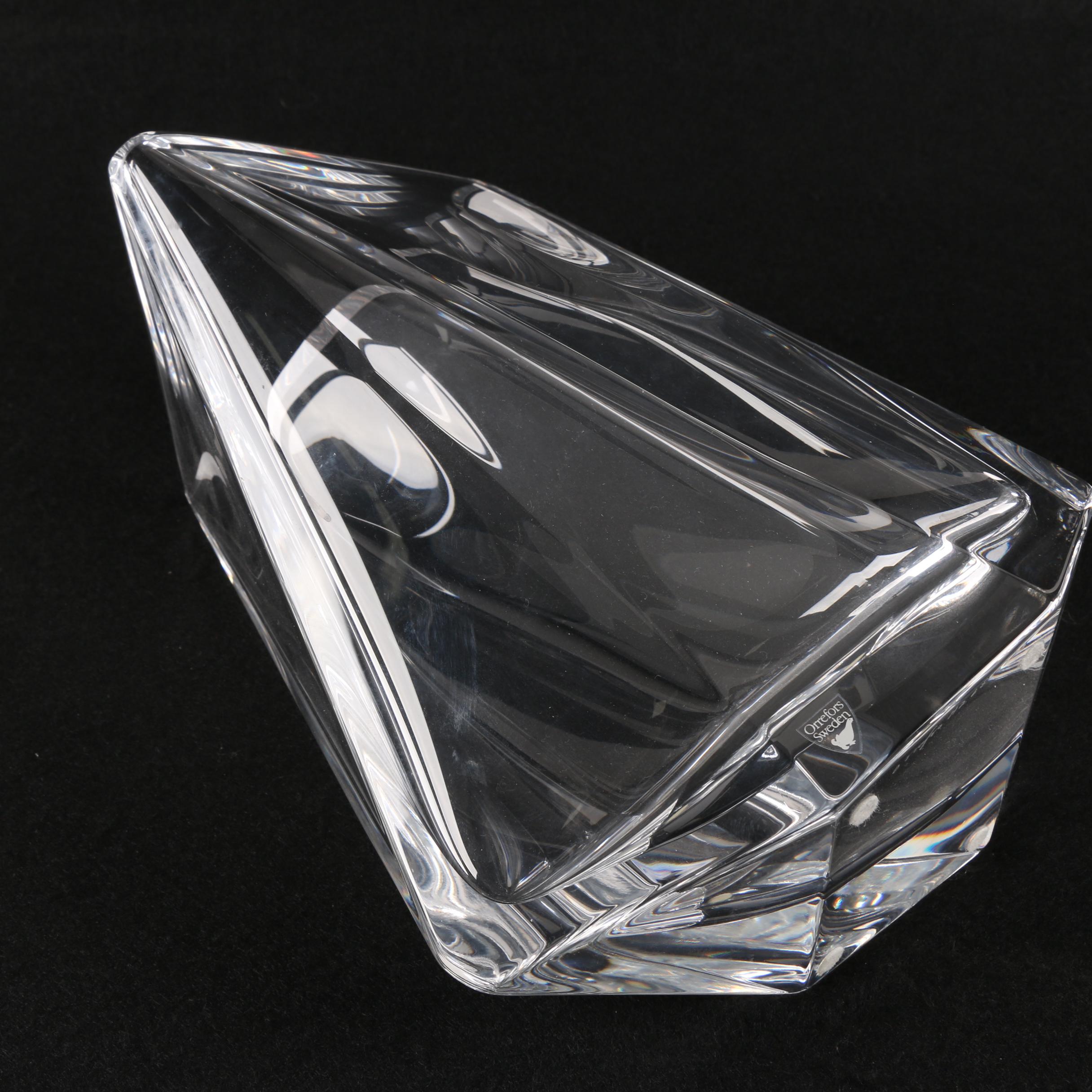 Orrefors Crystal Vase