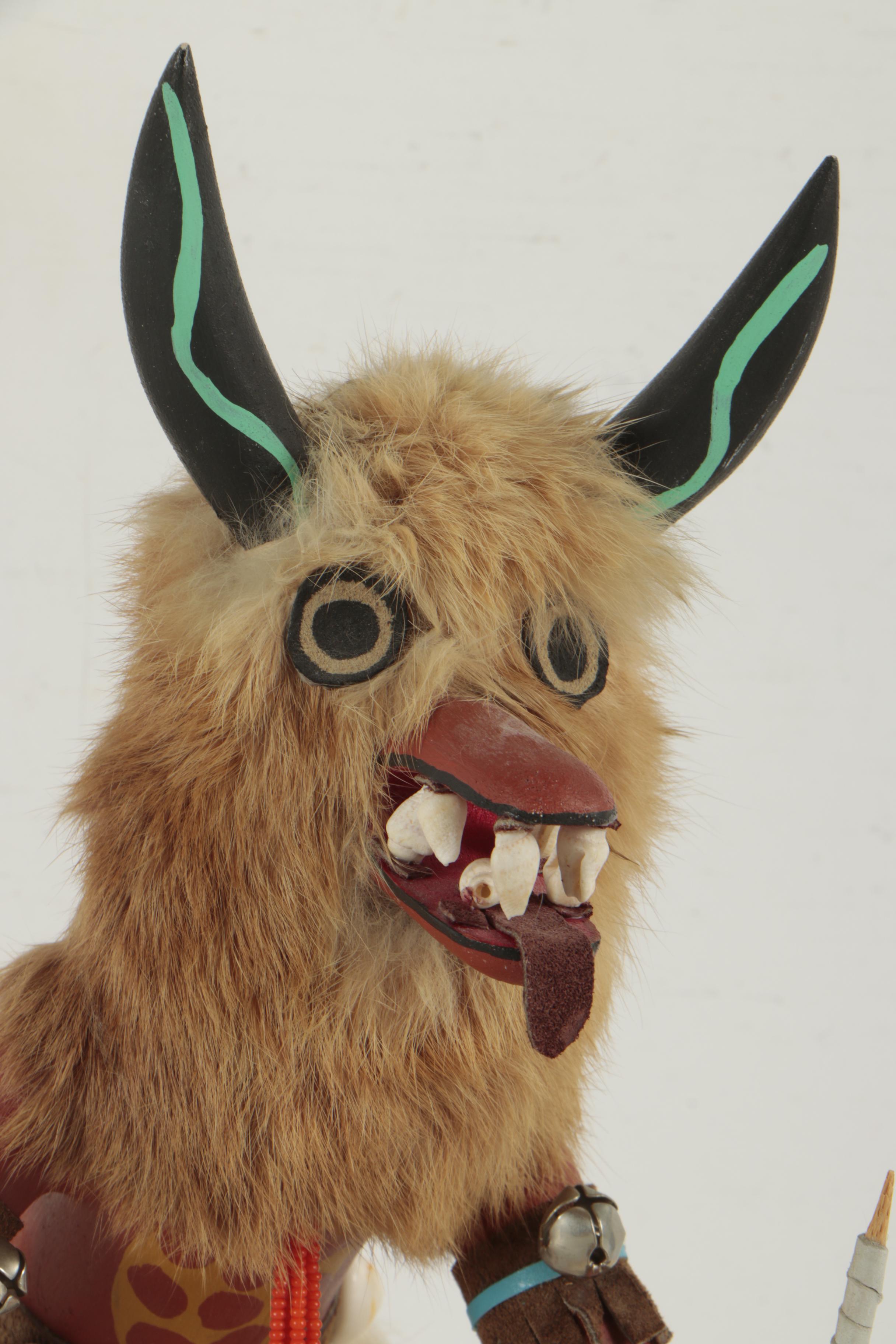 N. Smith Hopi-inspired Kachina Doll "Orgre"