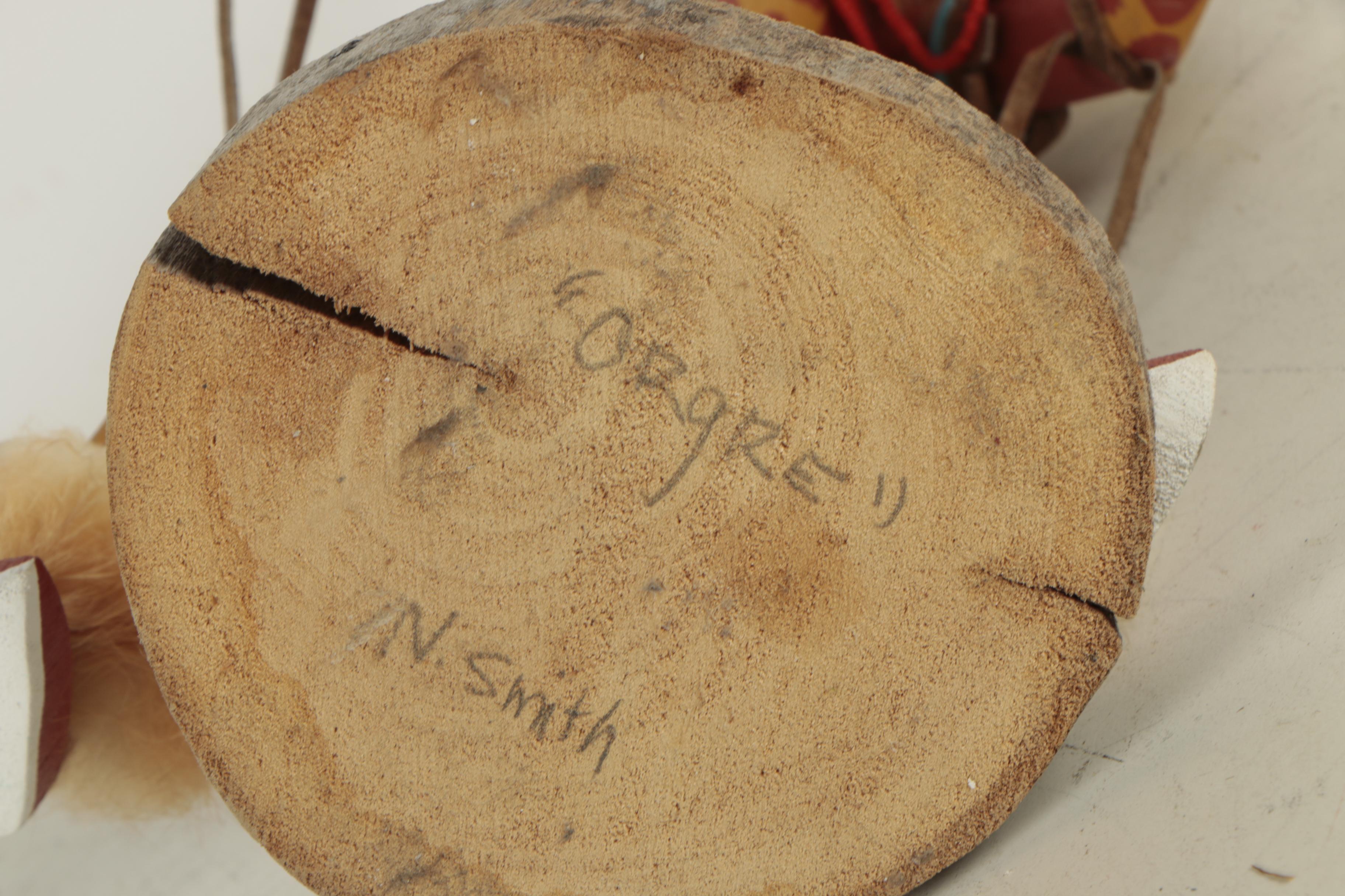 N. Smith Hopi-inspired Kachina Doll "Orgre"