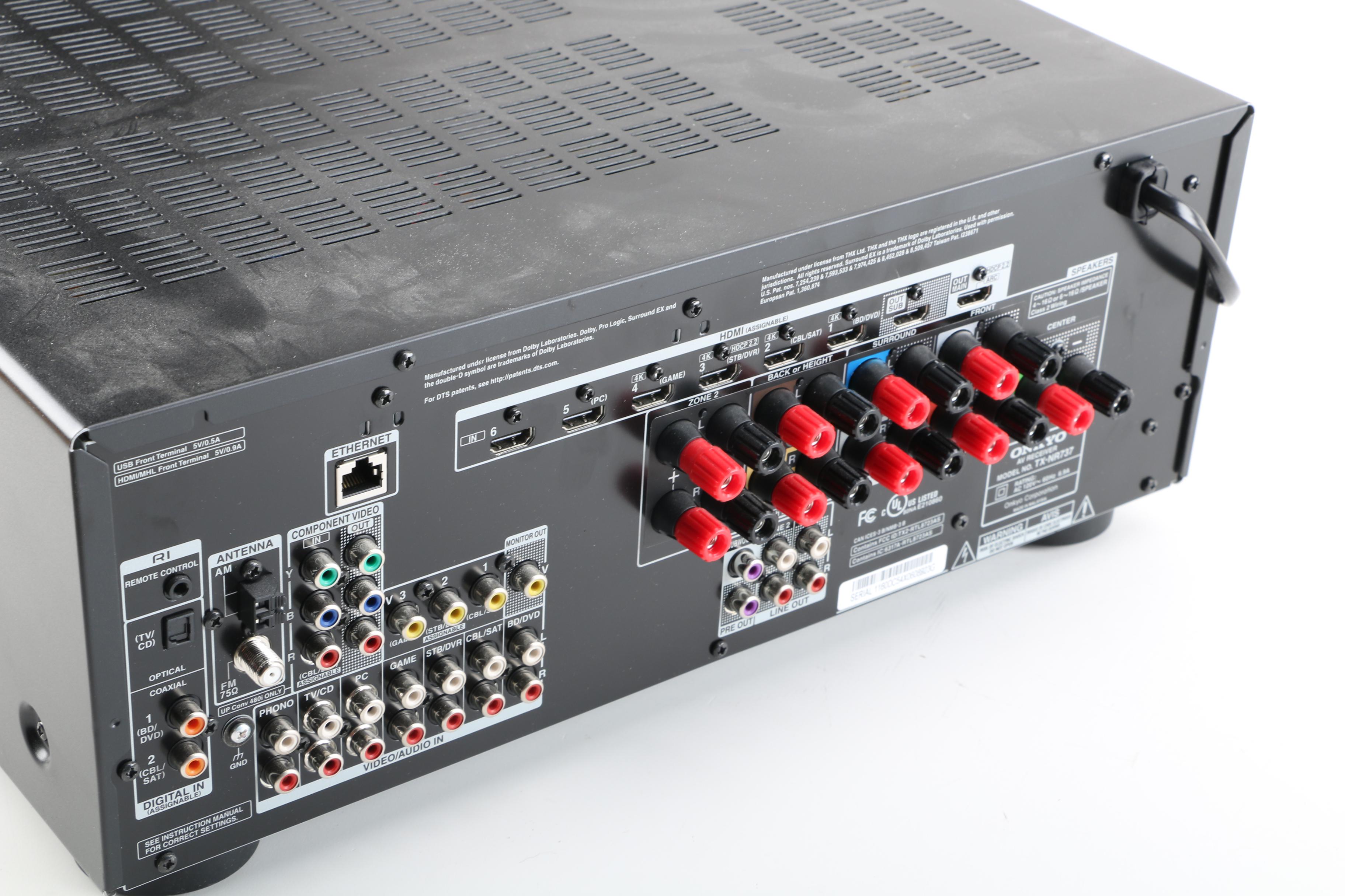 Onkyo TX-NR737 AV Receiver