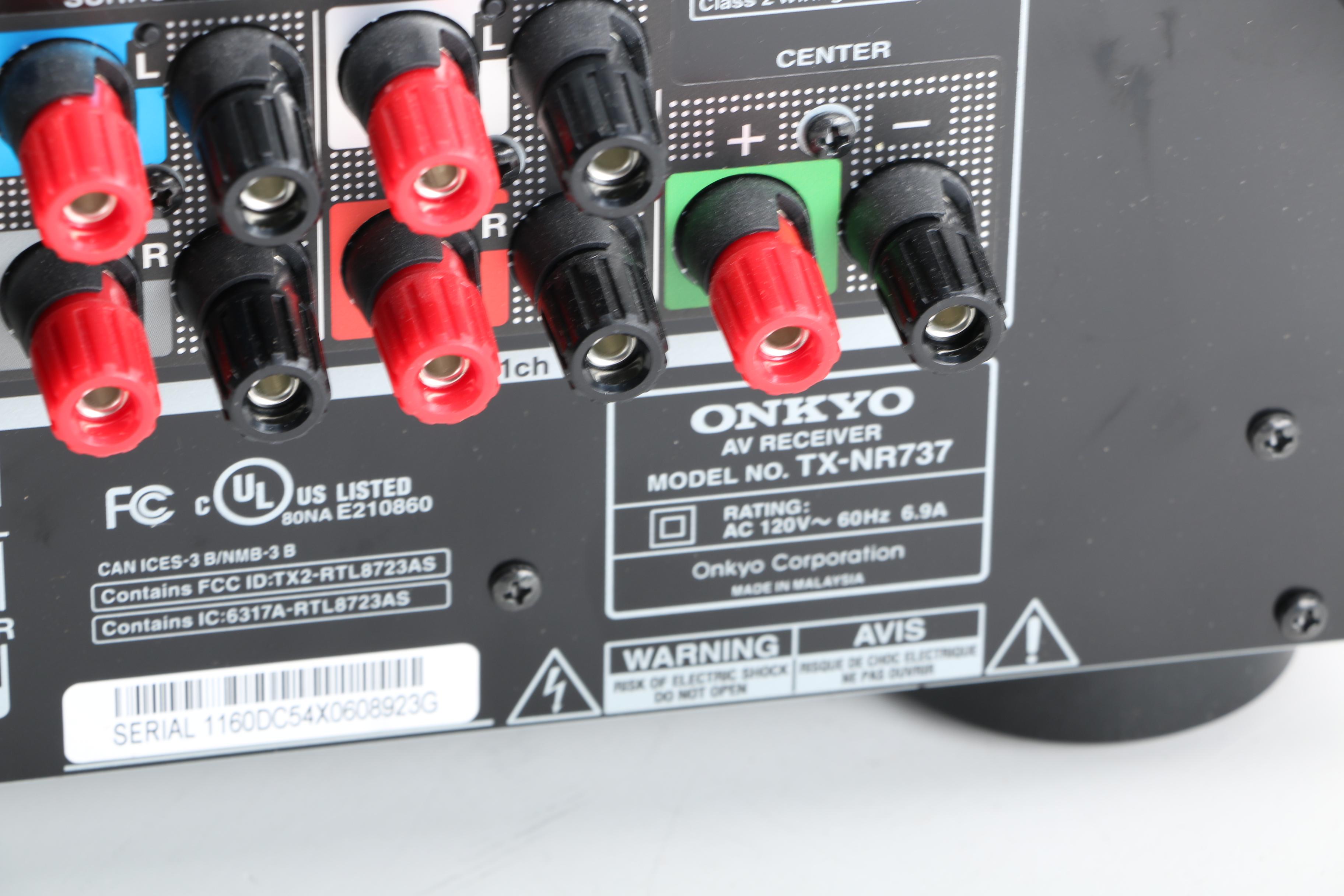 Onkyo TX-NR737 AV Receiver