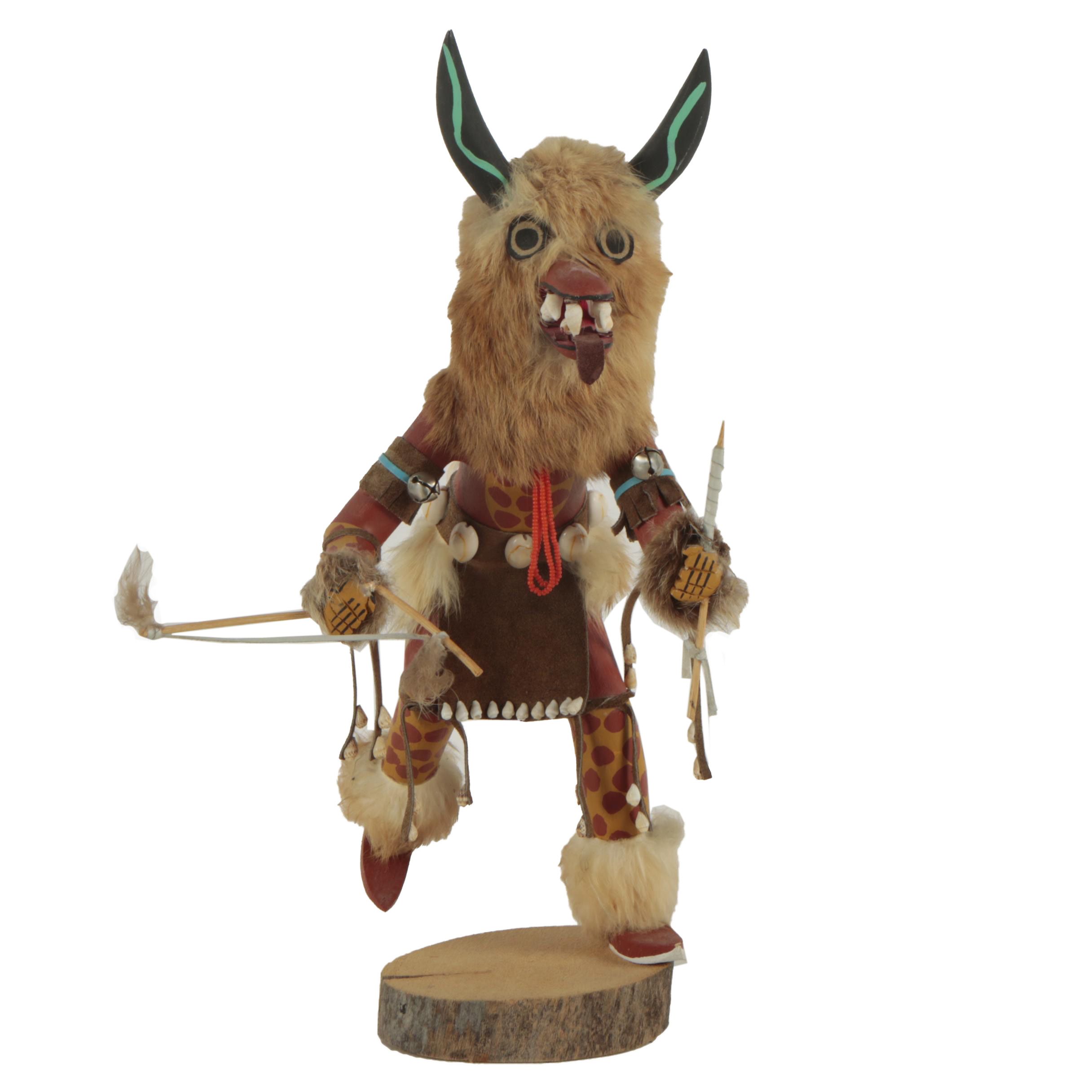 N. Smith Hopi-inspired Kachina Doll "Orgre"