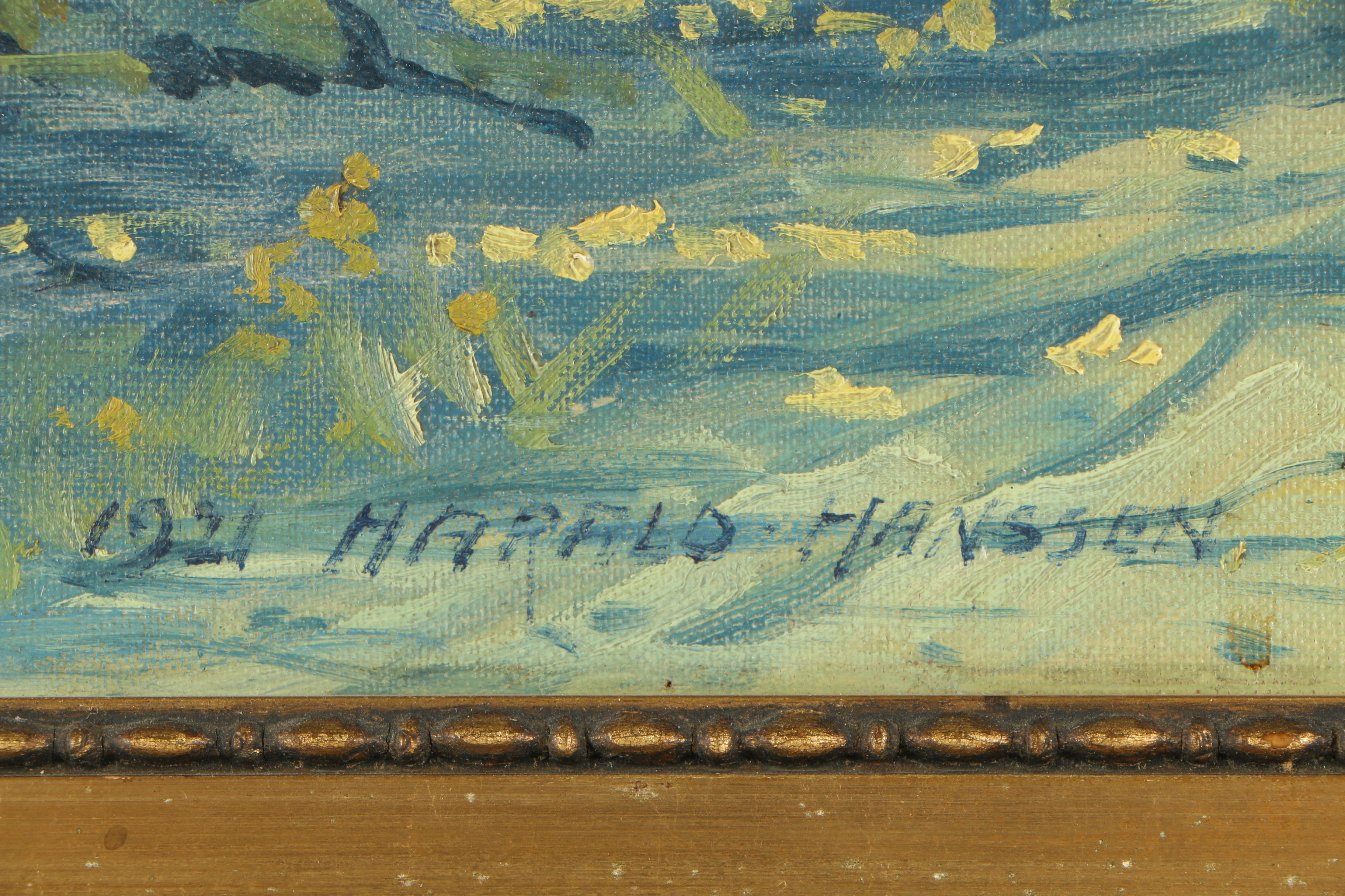 Harald Hanssen Oil Painting