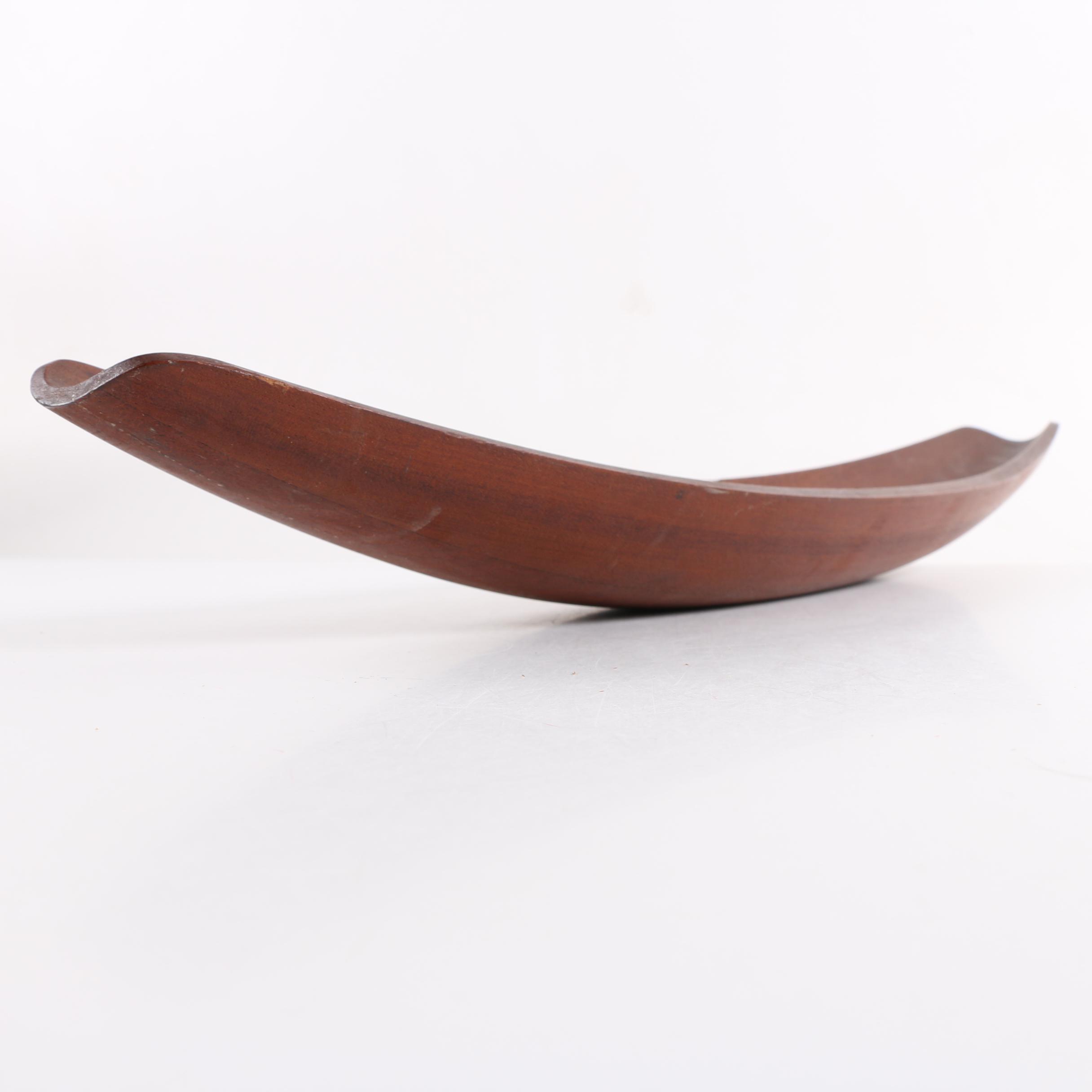 Vintage Dansk Staved Teak Bowl, circa 1960