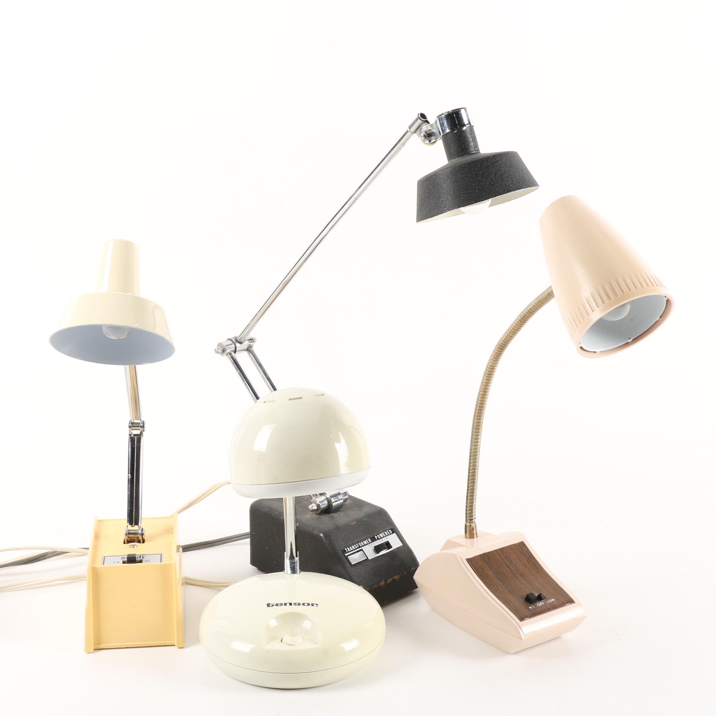 Group of Vintage Task Lamps