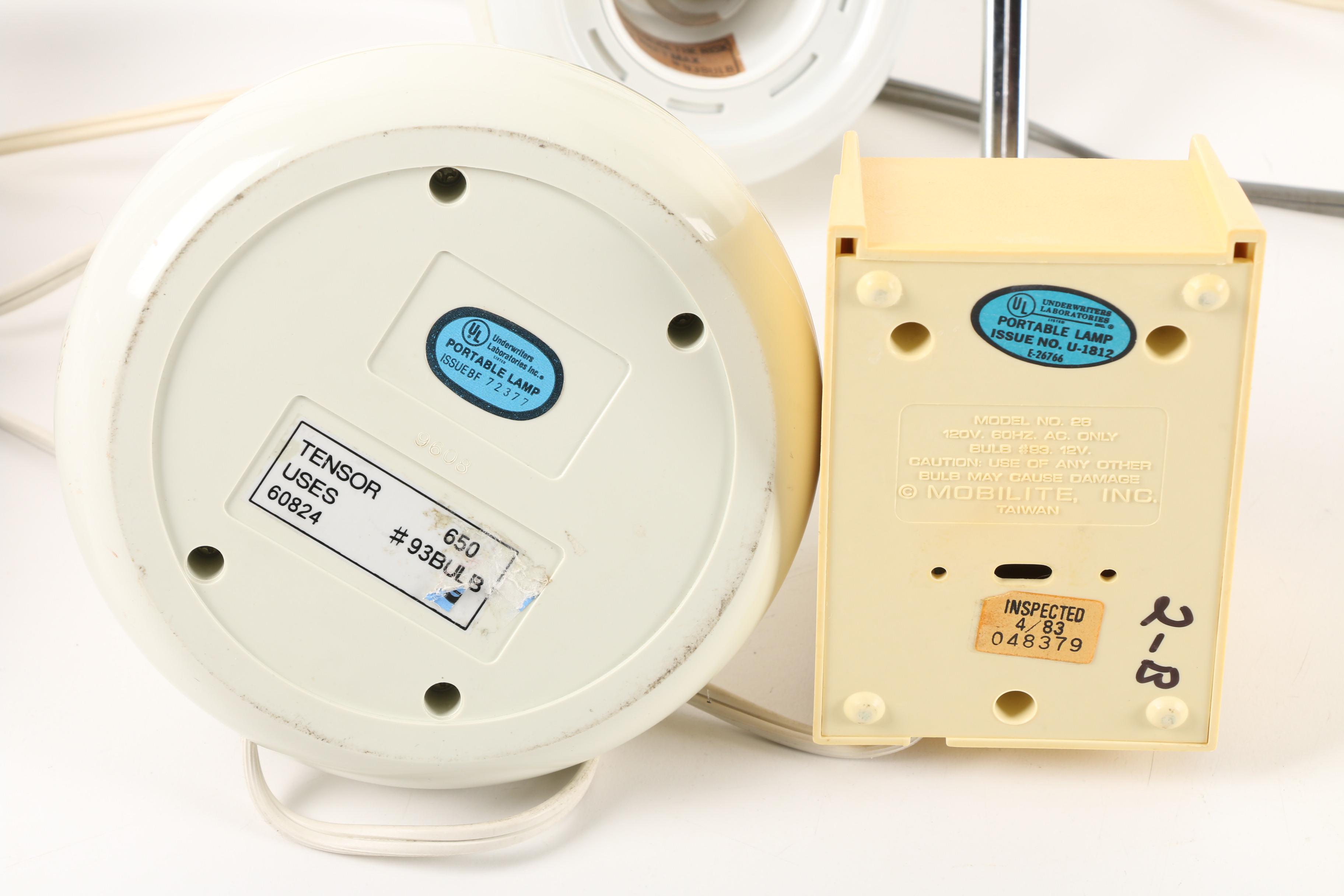 Group of Vintage Task Lamps