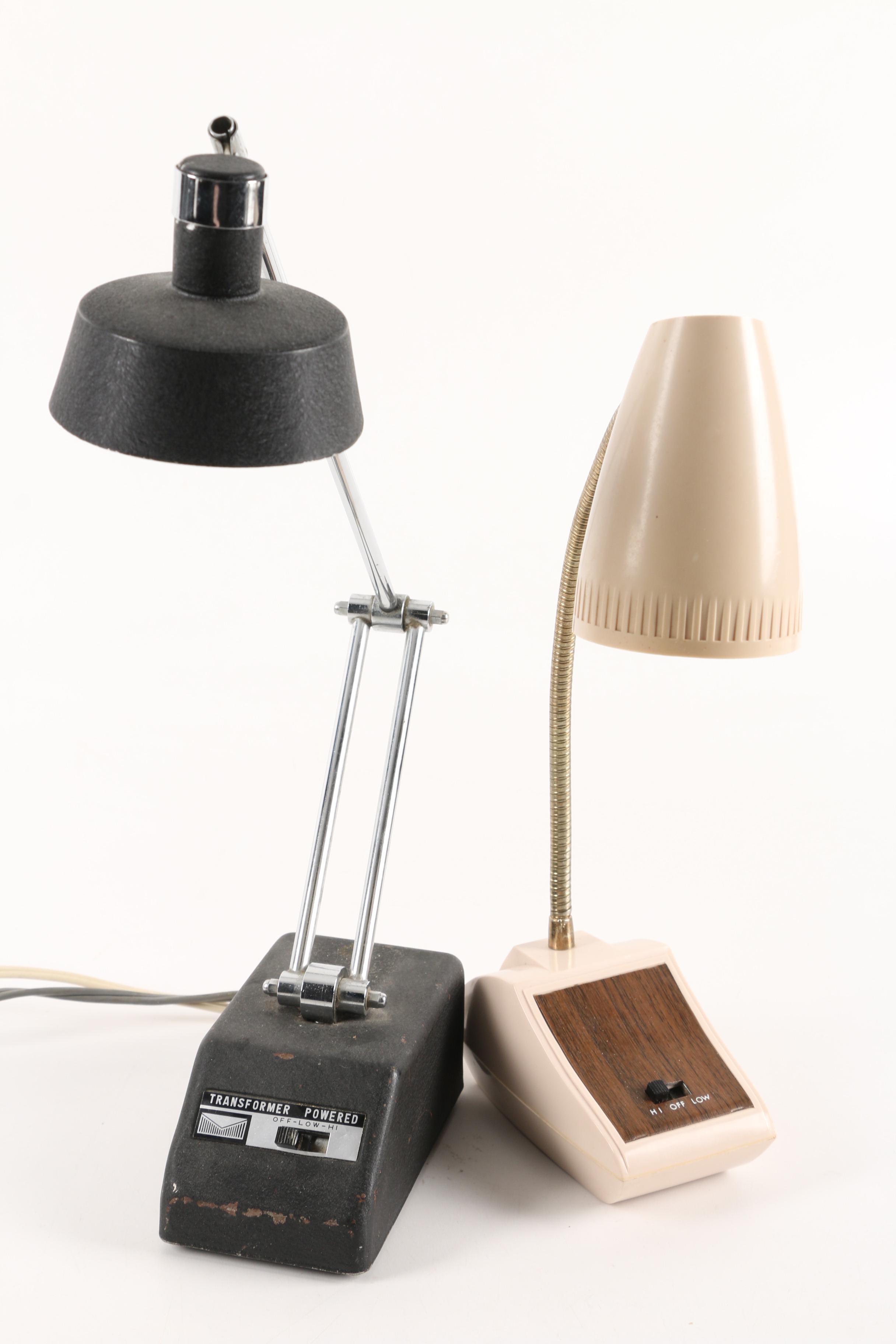 Group of Vintage Task Lamps
