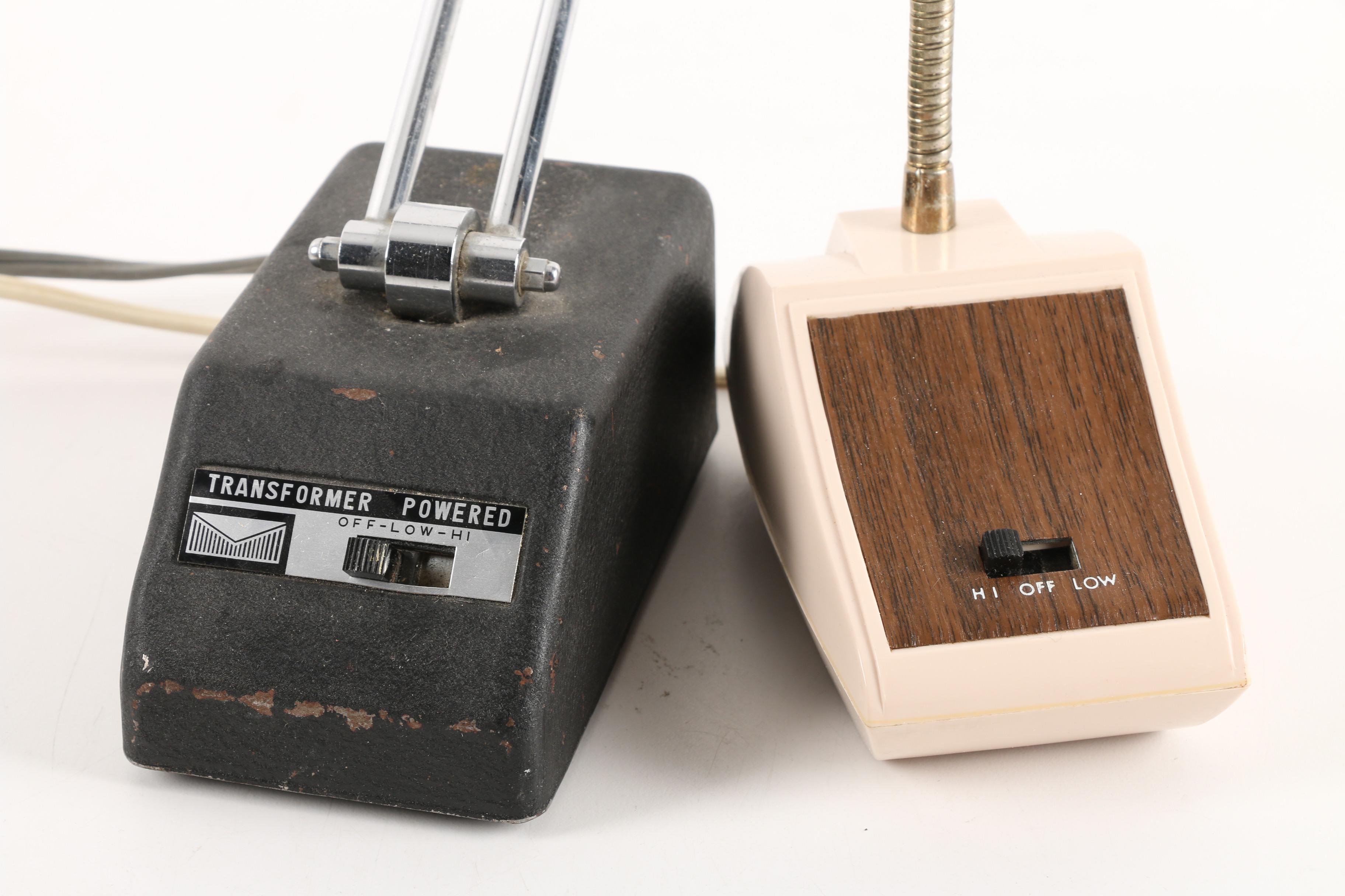 Group of Vintage Task Lamps