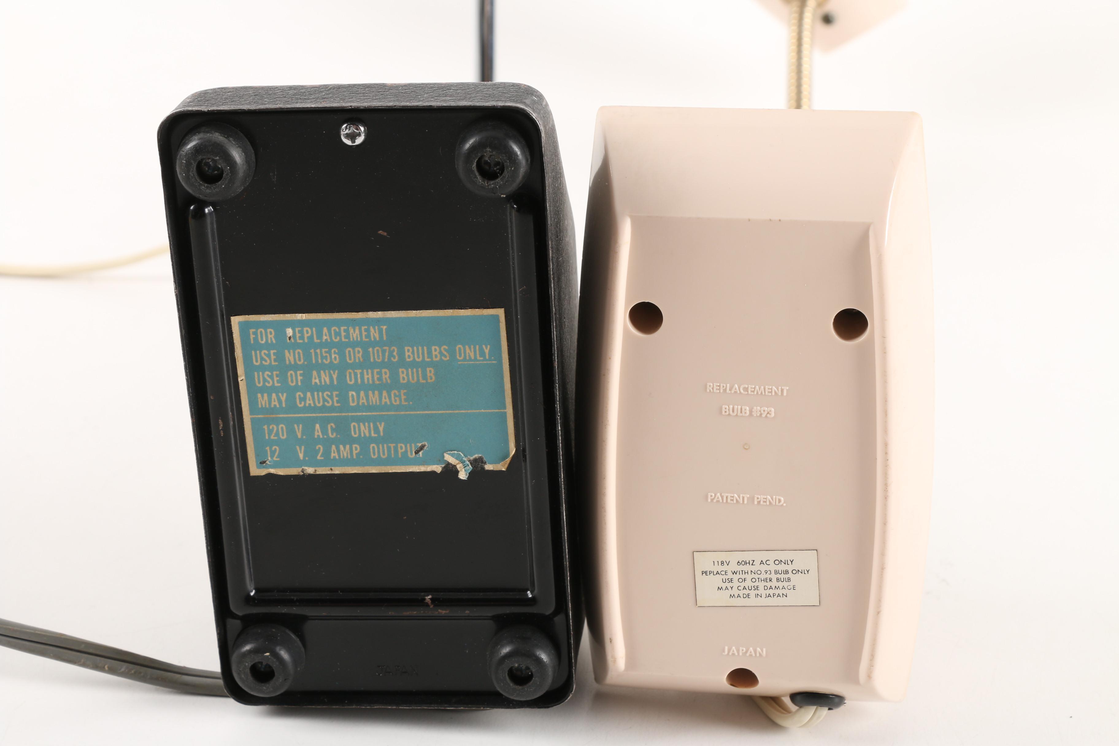 Group of Vintage Task Lamps