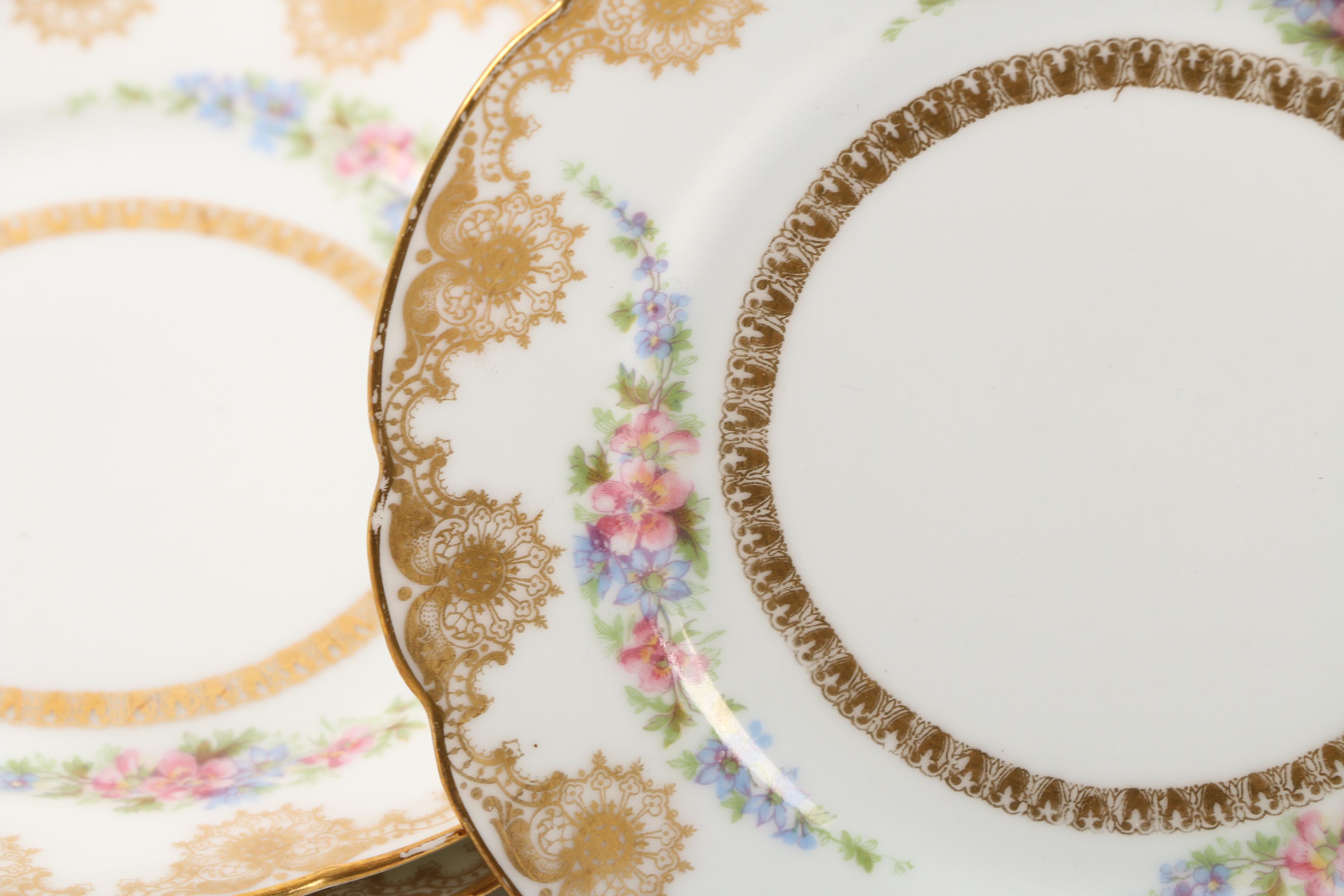 J. Pouyat, Theodore Haviland and T&V Limoges Tableware Early 1900s