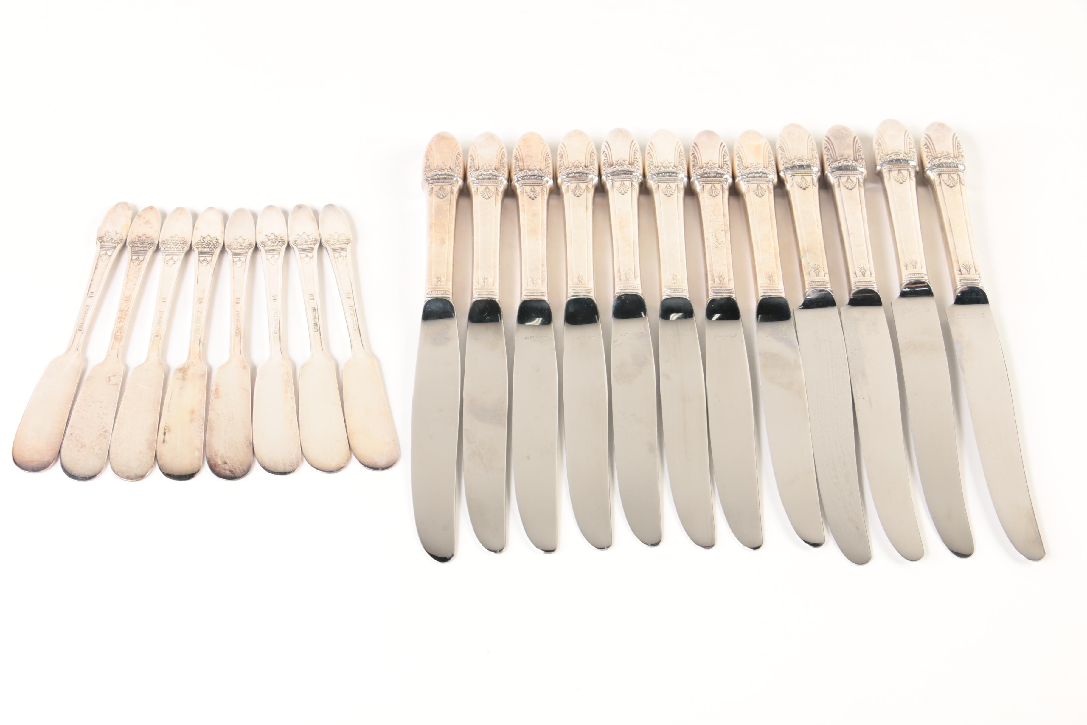 1847 Rogers Bros. "First Love" Silver-Plated Flatware Set