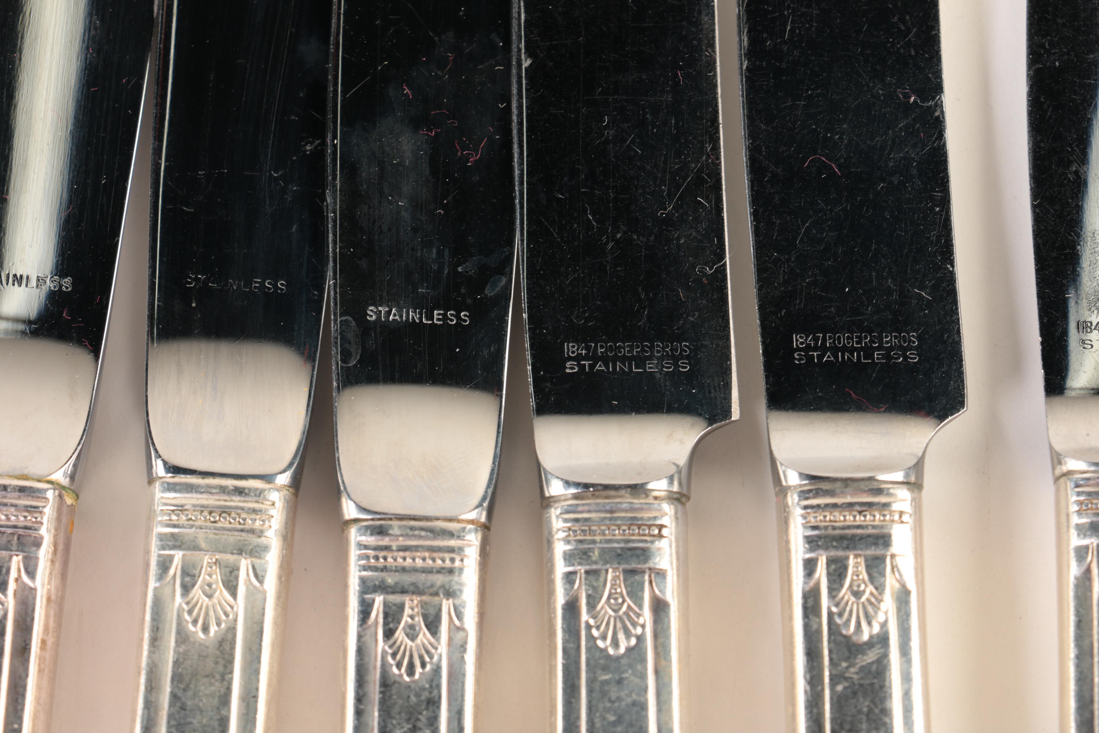 1847 Rogers Bros. "First Love" Silver-Plated Flatware Set