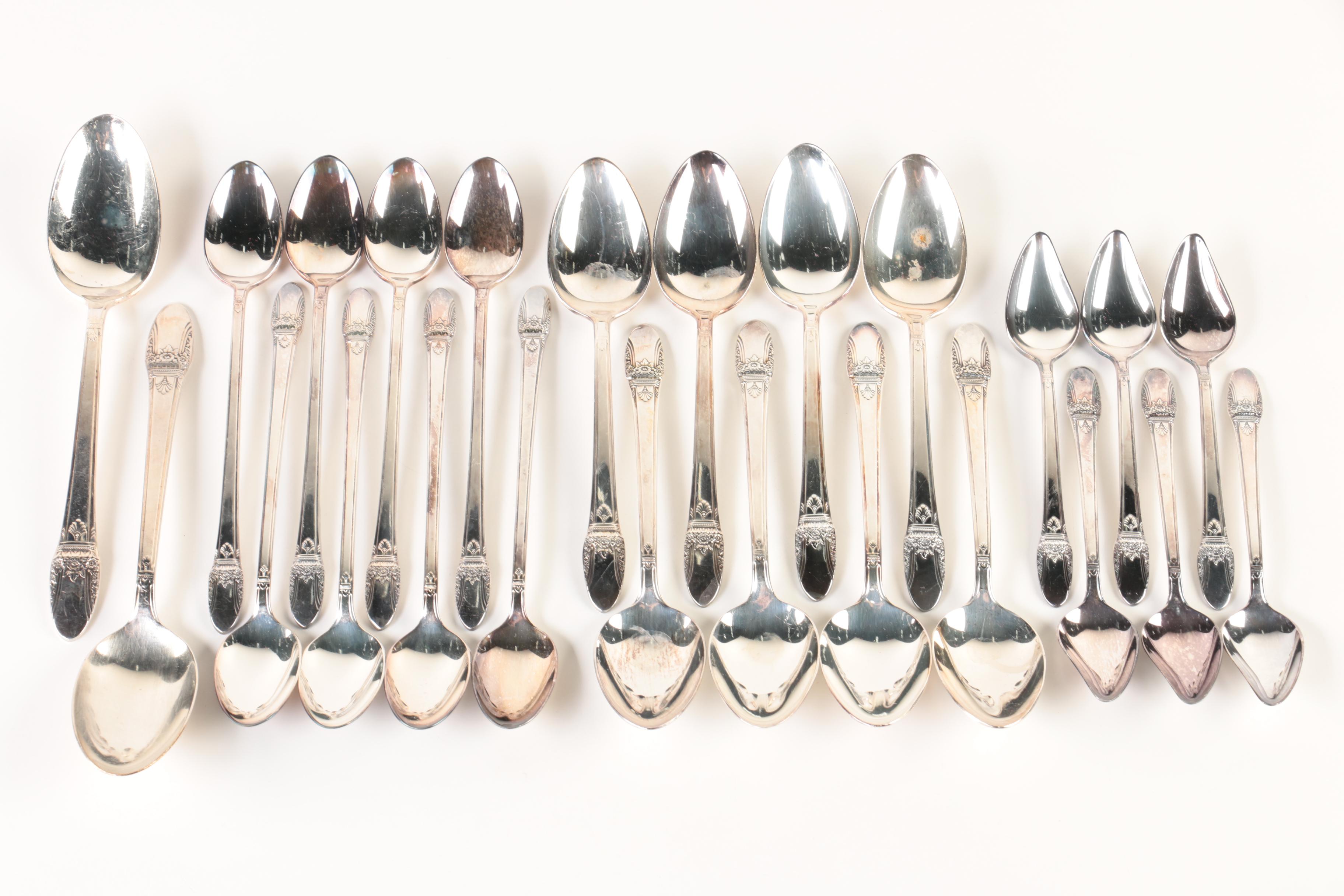 1847 Rogers Bros. "First Love" Silver-Plated Flatware Set