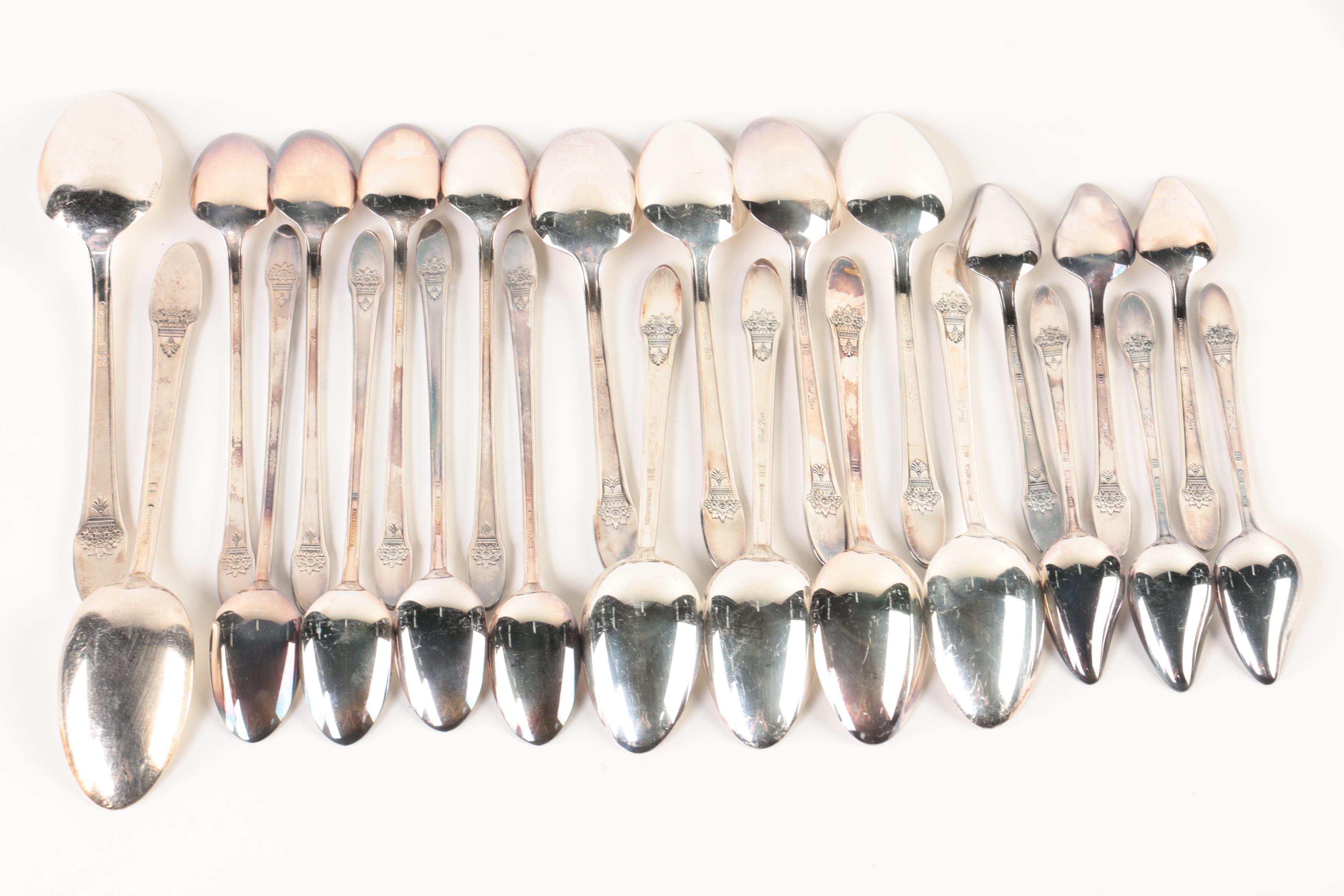1847 Rogers Bros. "First Love" Silver-Plated Flatware Set