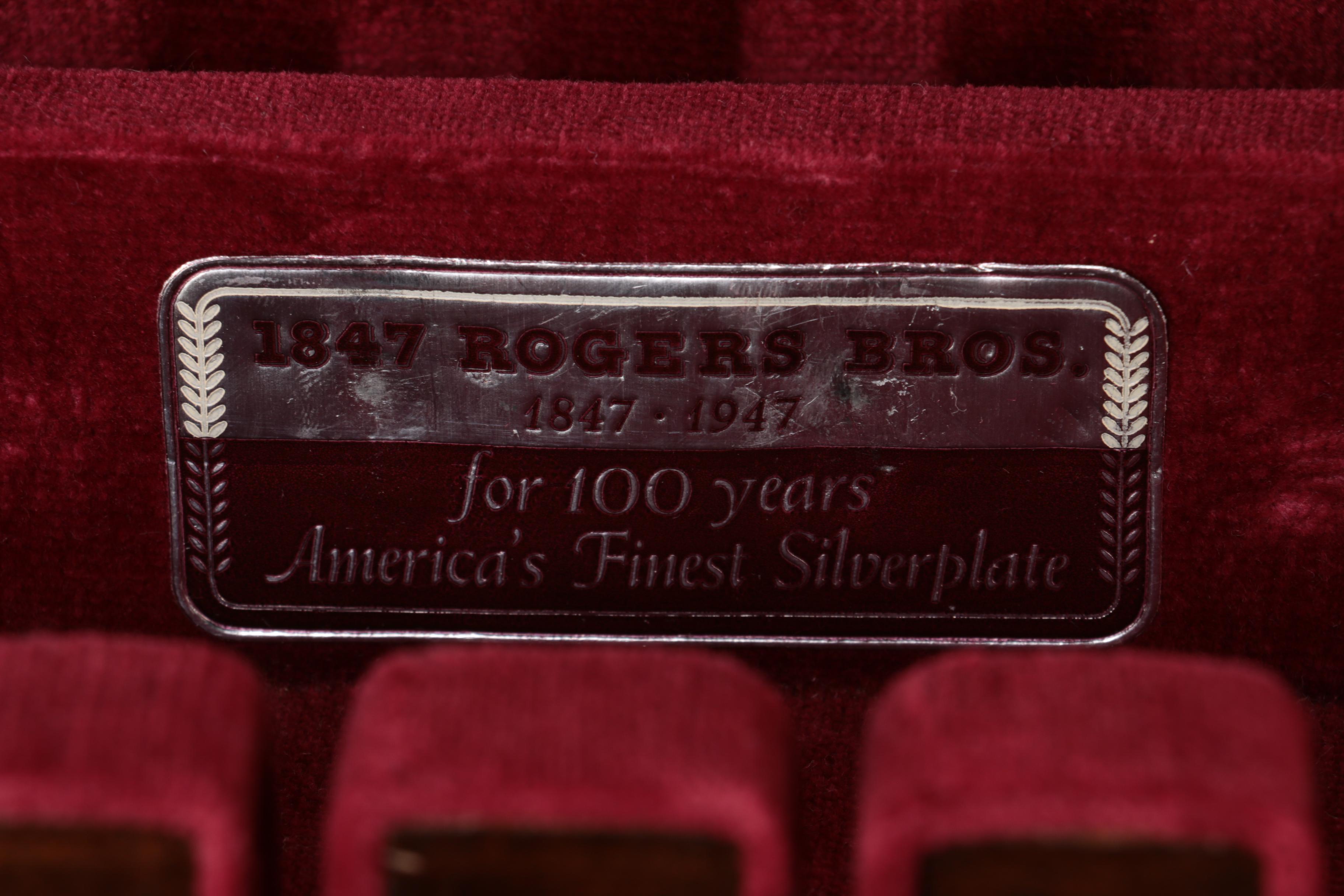 1847 Rogers Bros. "First Love" Silver-Plated Flatware Set