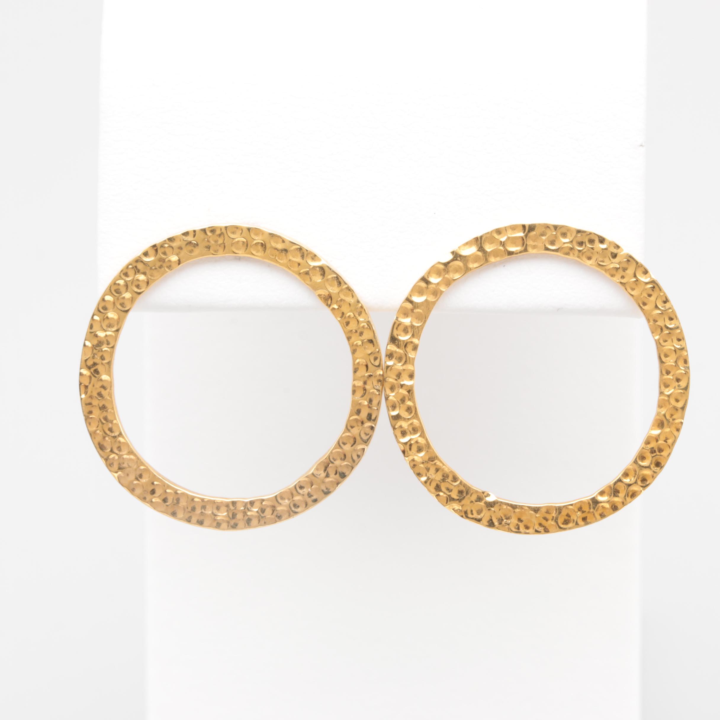 14K Yellow Gold Earrings