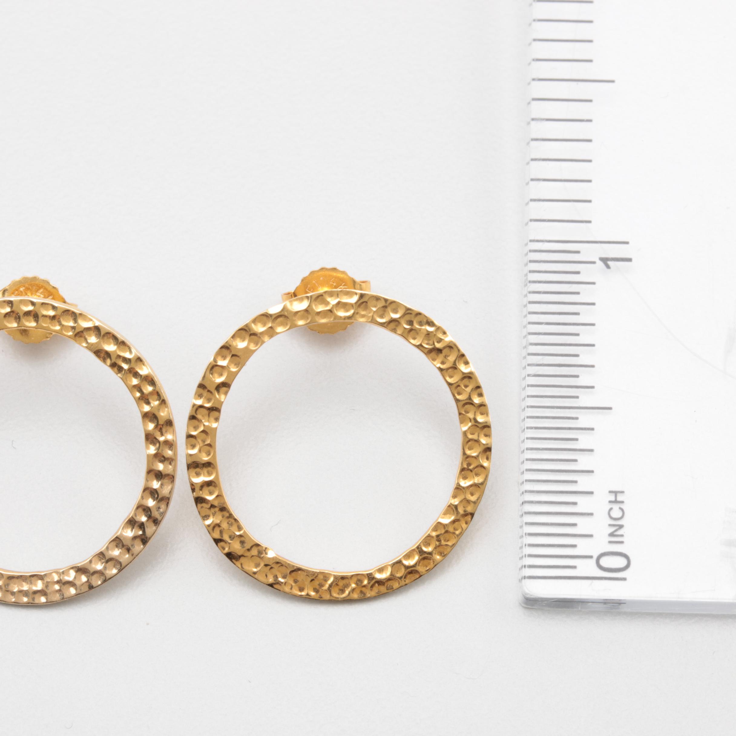 14K Yellow Gold Earrings