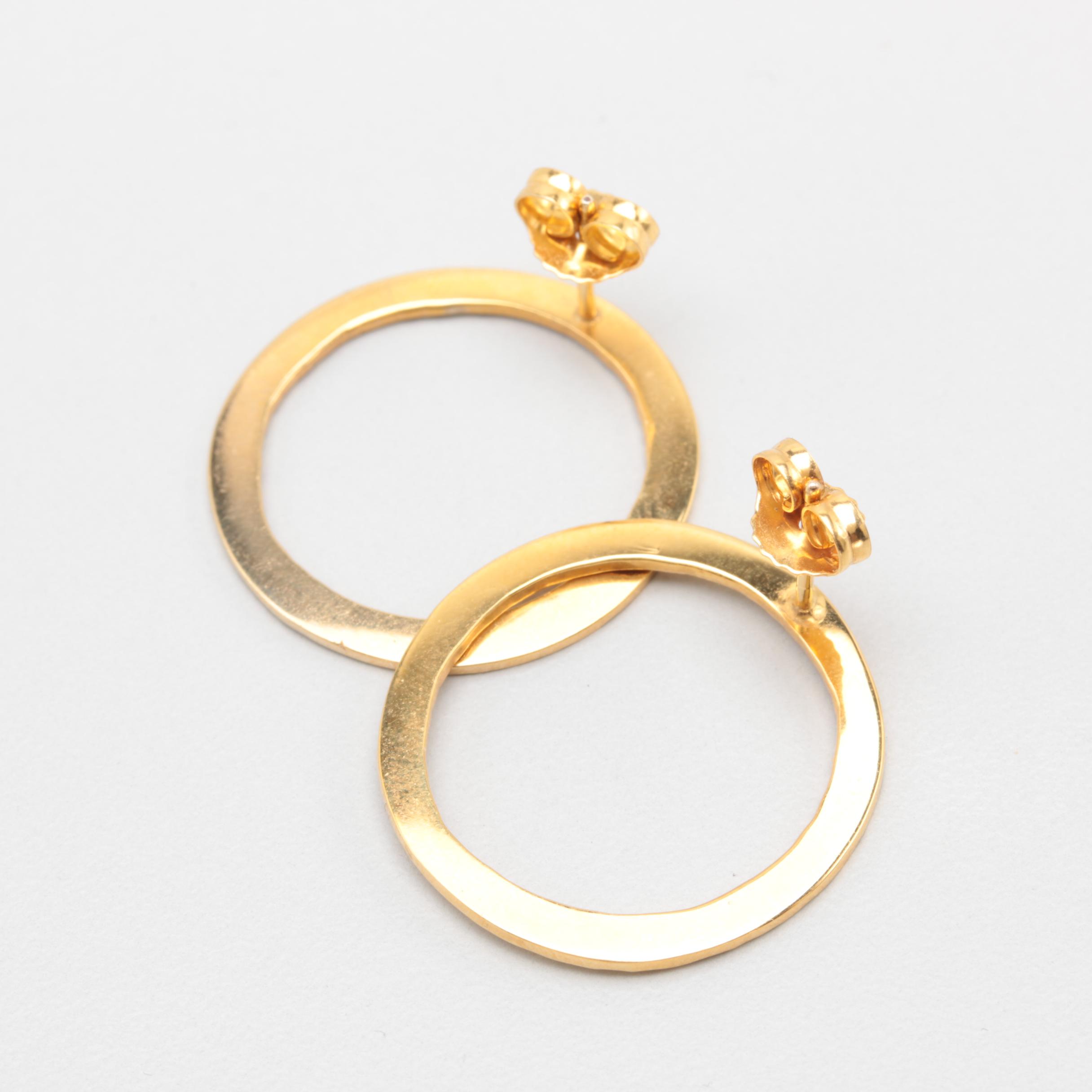 14K Yellow Gold Earrings