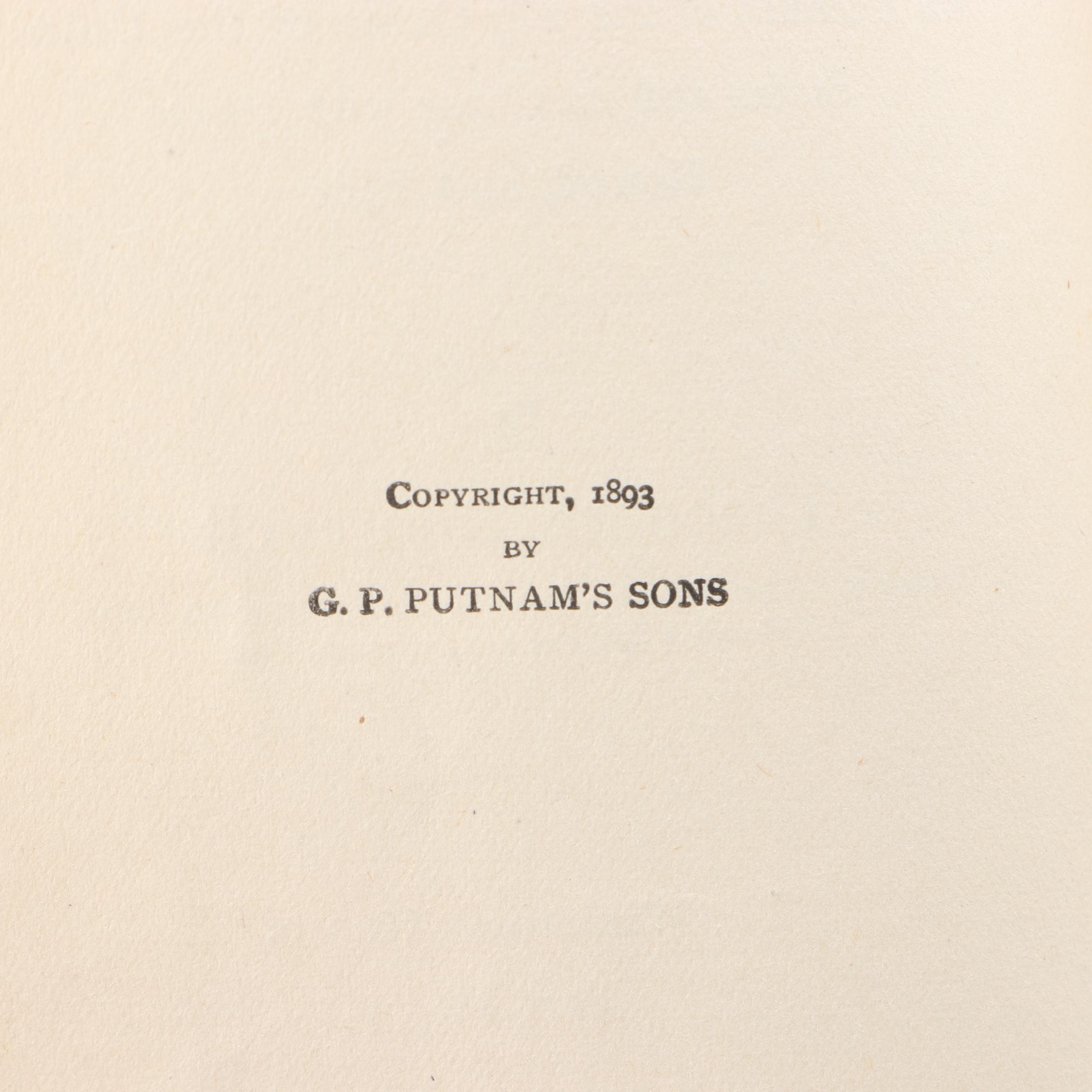 1907 "Hunting Tales of the West", Volumes One -Three , by Theodore Roosevelt