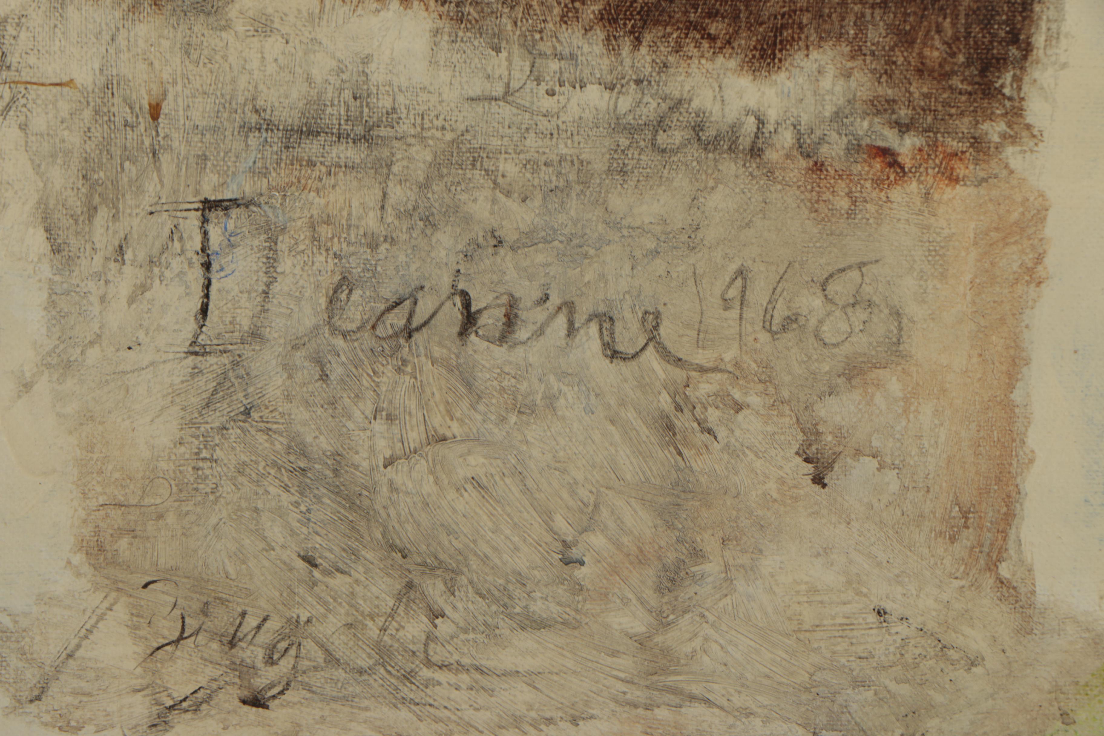 1968 Deanne Abstract Acrylic Painting