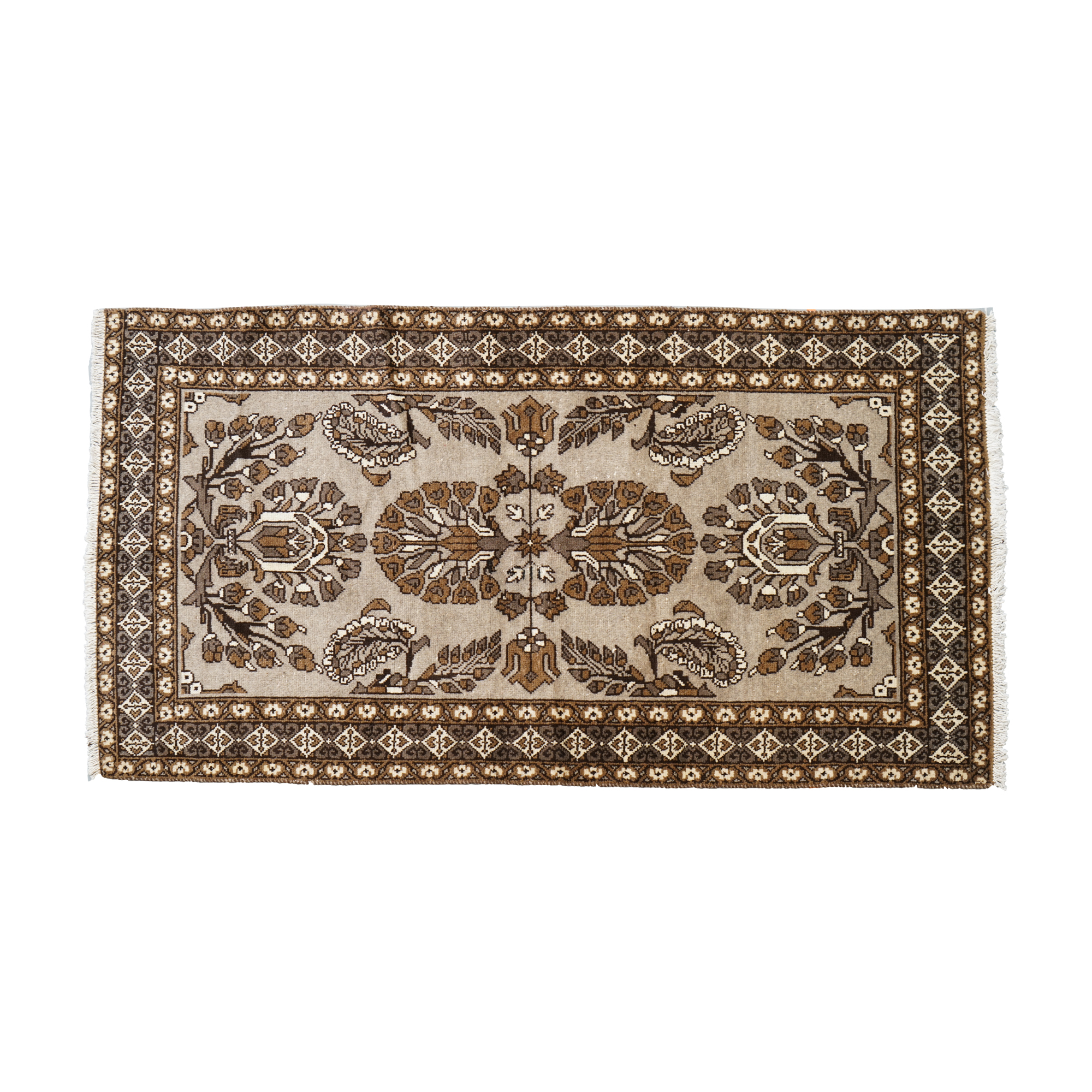 Hand-Knotted Persian Wool Area Rug