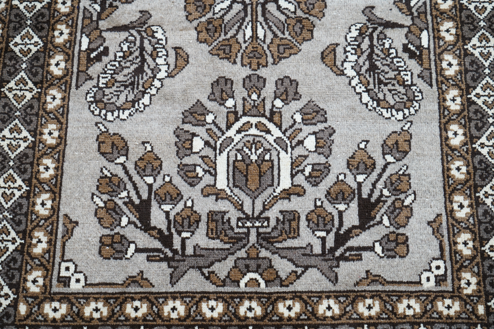 Hand-Knotted Persian Wool Area Rug