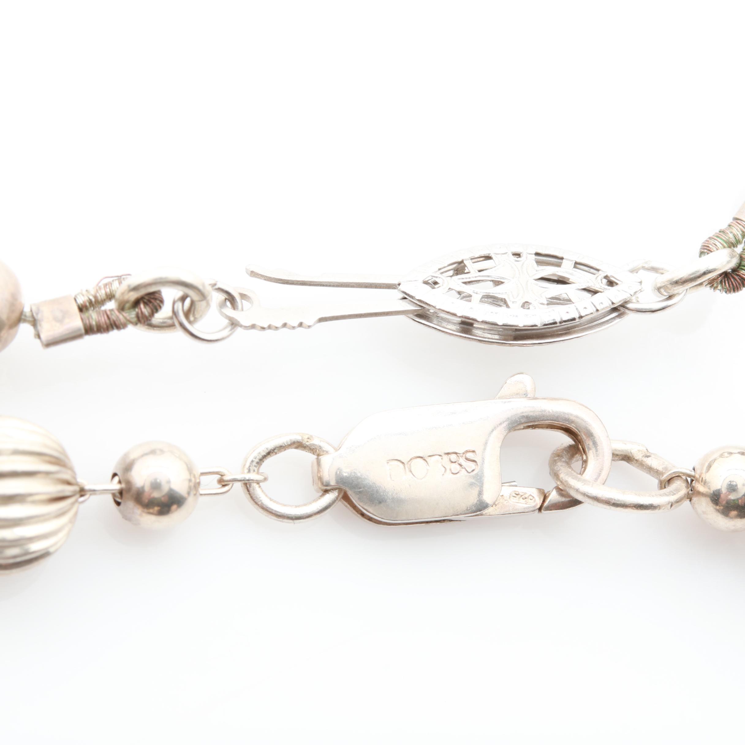 Sterling Silver Gemstone Jewelry Including Black Onyx