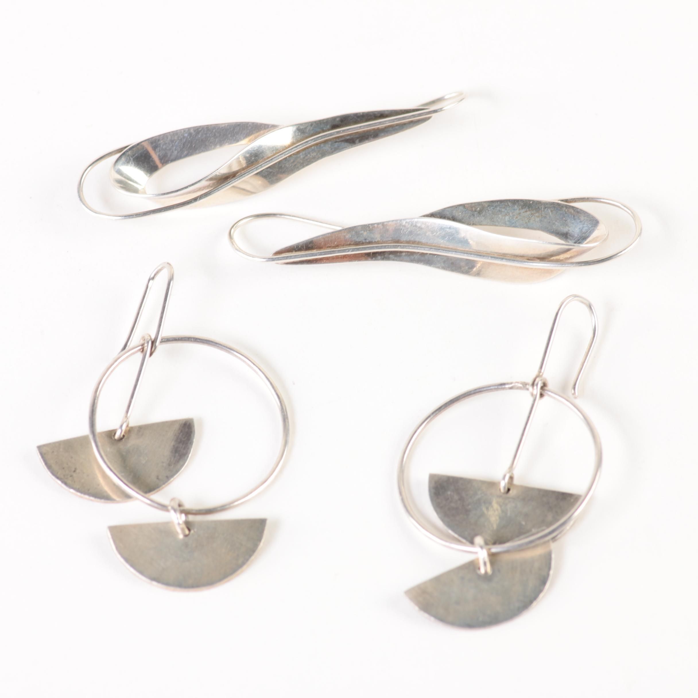 Handmade Artisanal Sterling Silver Earrings