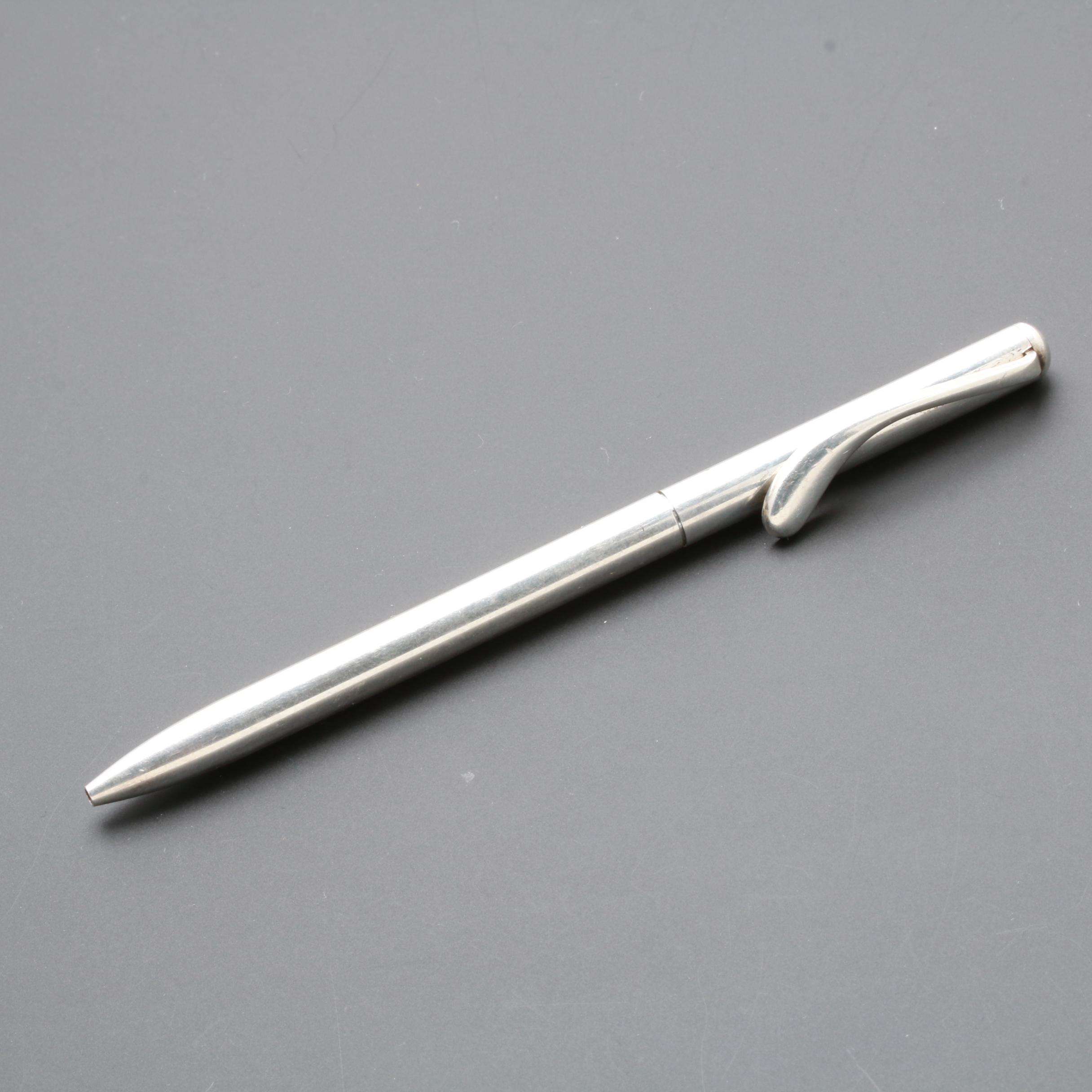 Elsa Peretti for Tiffany & Co. Sterling Silver Ballpoint Pen