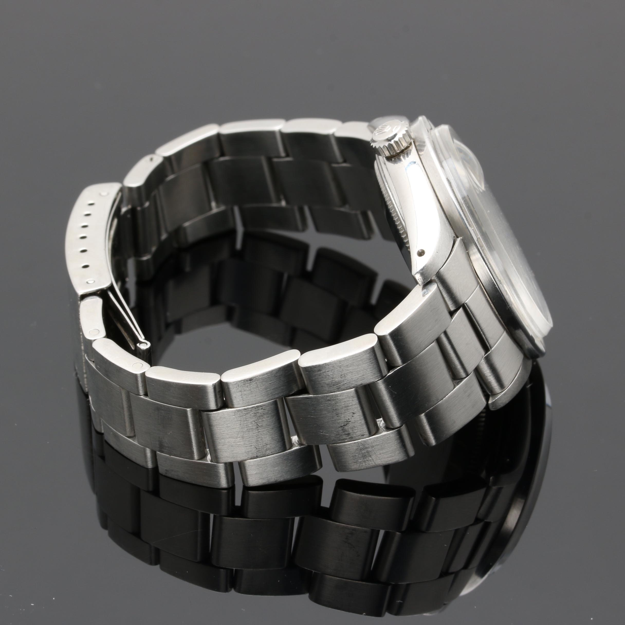 Circa 1984 Rolex Oyster Perpetual Date Stainless Steel Watch