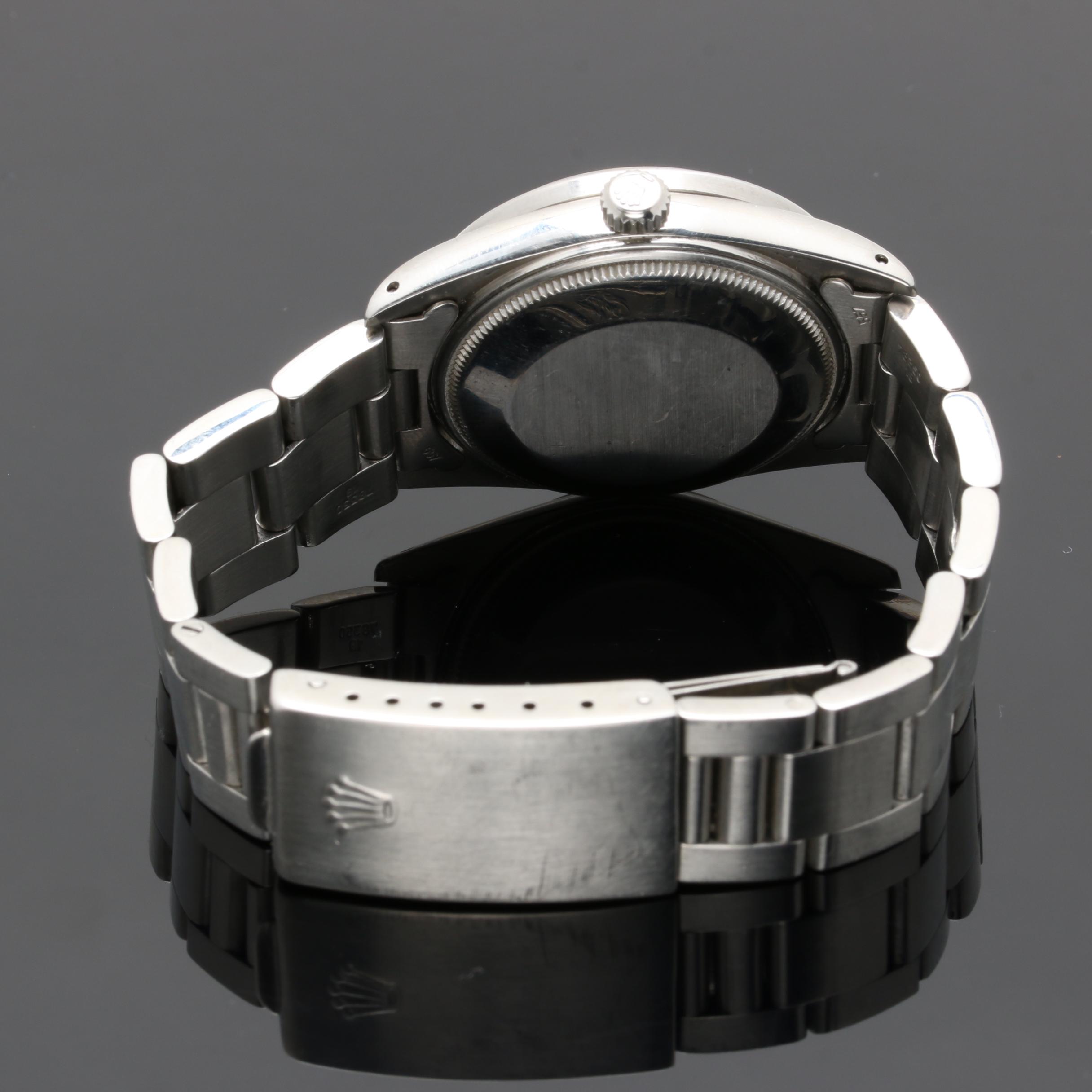 Circa 1984 Rolex Oyster Perpetual Date Stainless Steel Watch