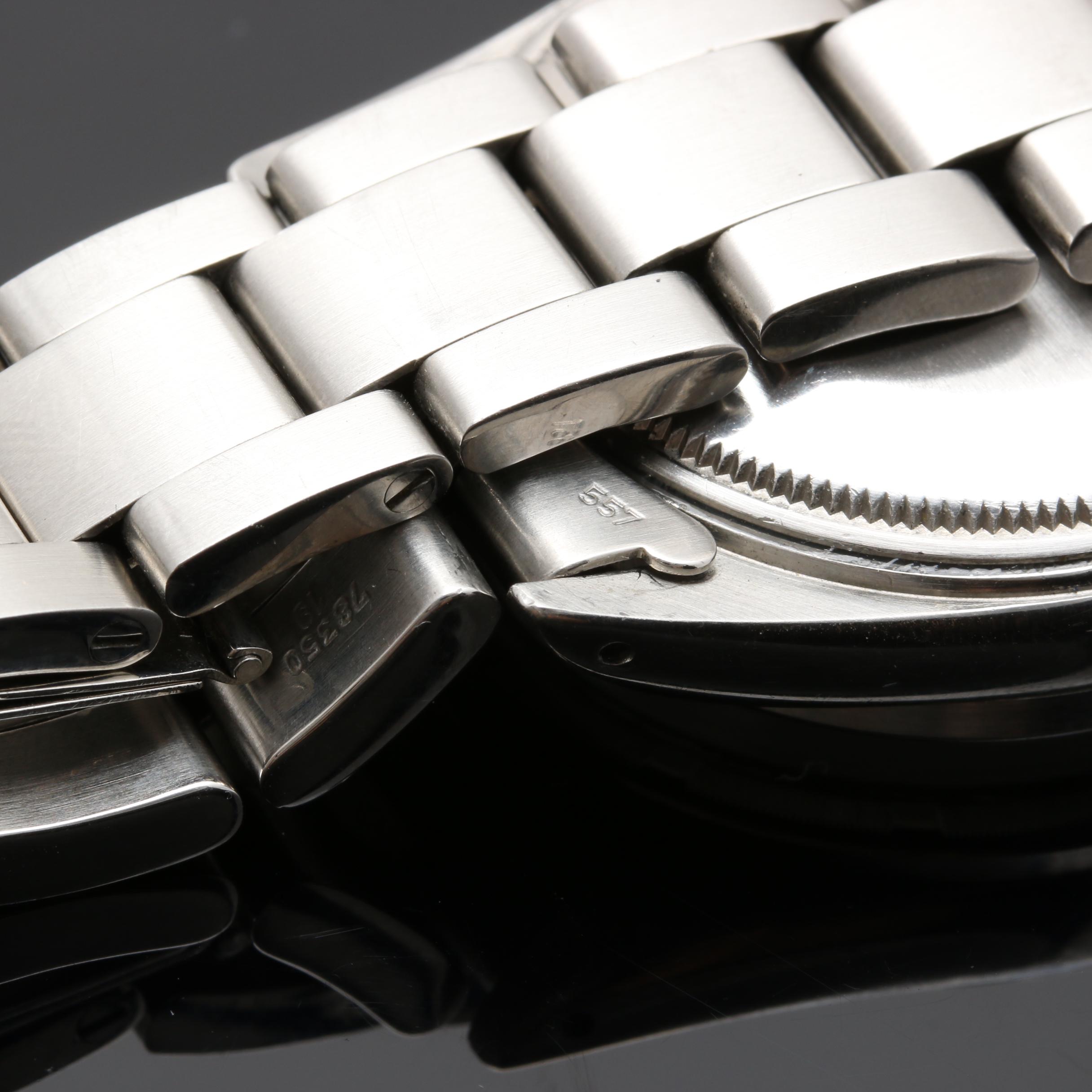 Circa 1984 Rolex Oyster Perpetual Date Stainless Steel Watch