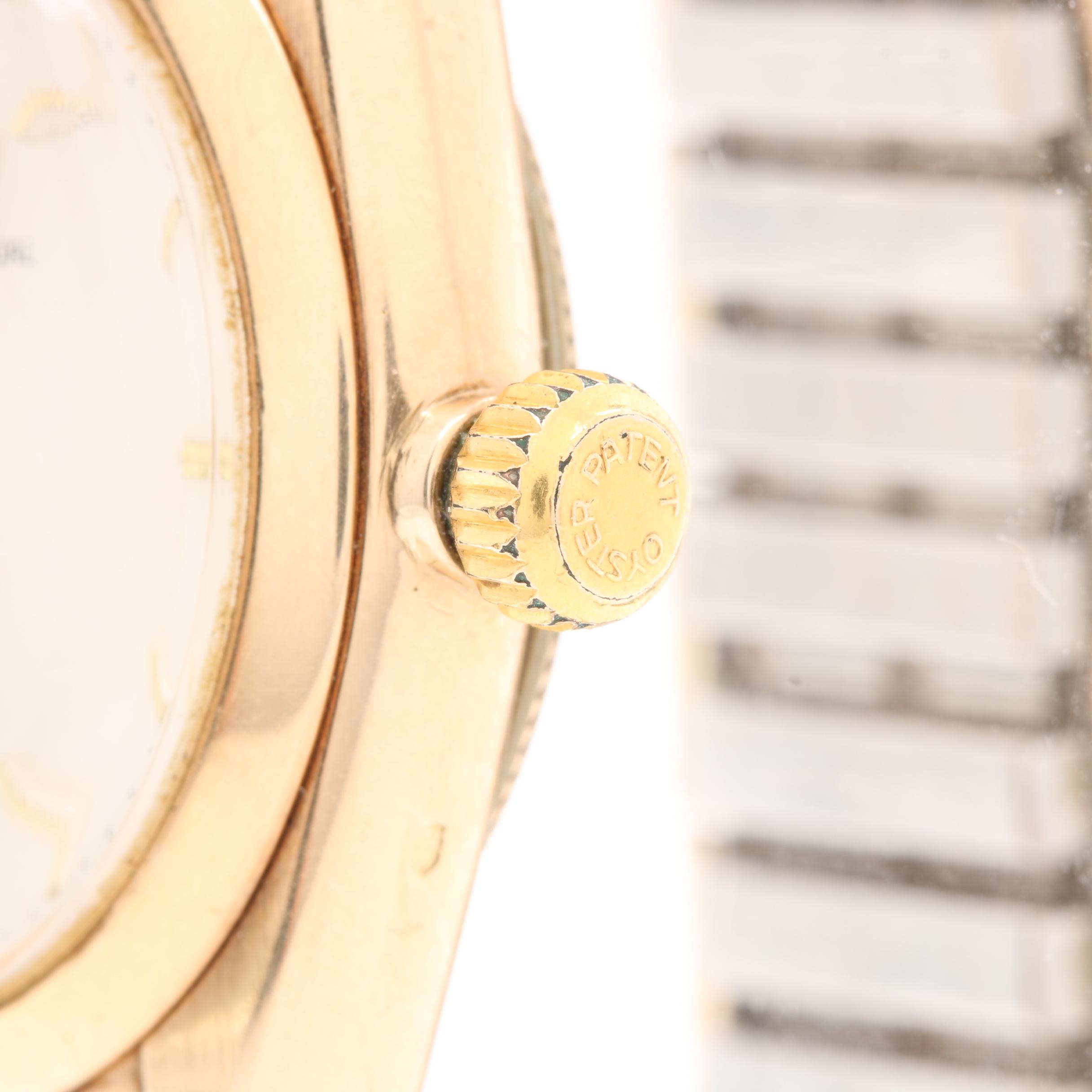 Rolex Oyster Chronometer 14K Yellow Gold Watch with Speidel Bracelet