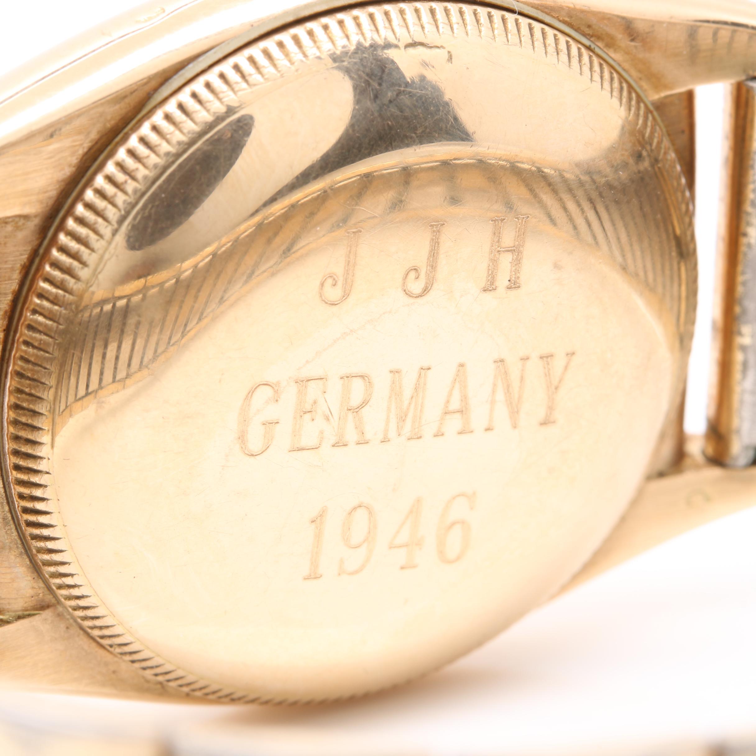 Rolex Oyster Chronometer 14K Yellow Gold Watch with Speidel Bracelet