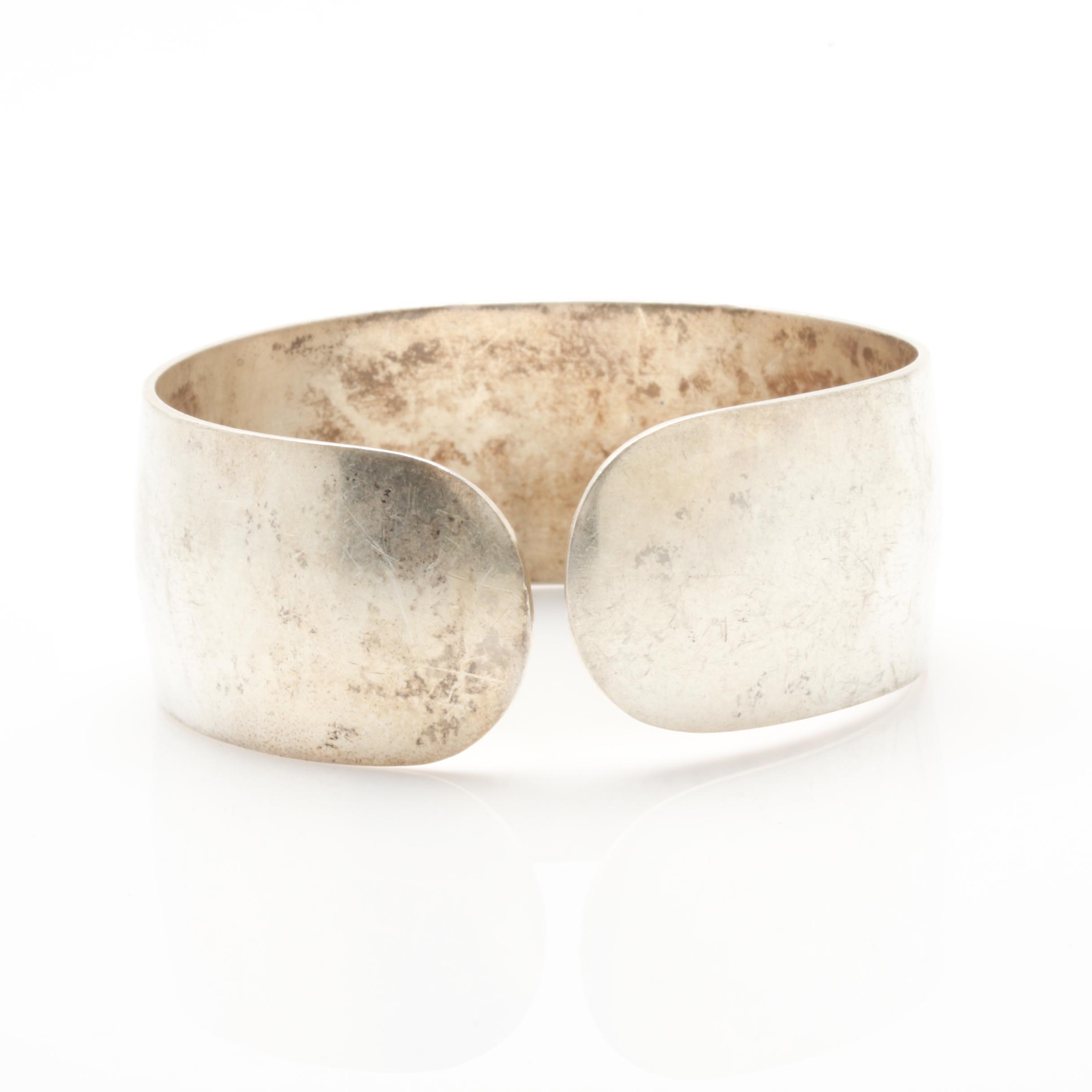 S. Kirk & Son Sterling Silver Cuff Bracelet and 800 Silver Necklace