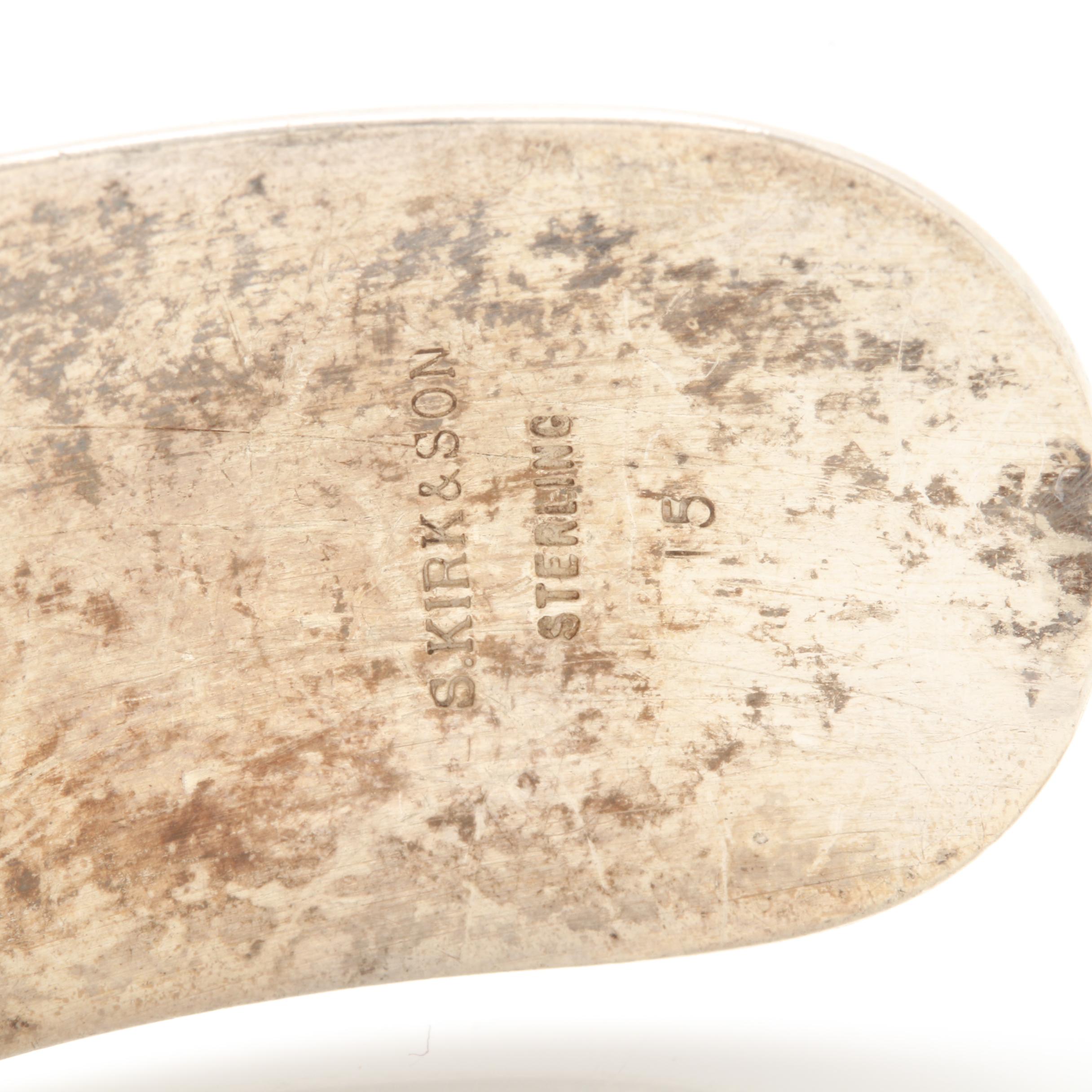 S. Kirk & Son Sterling Silver Cuff Bracelet and 800 Silver Necklace