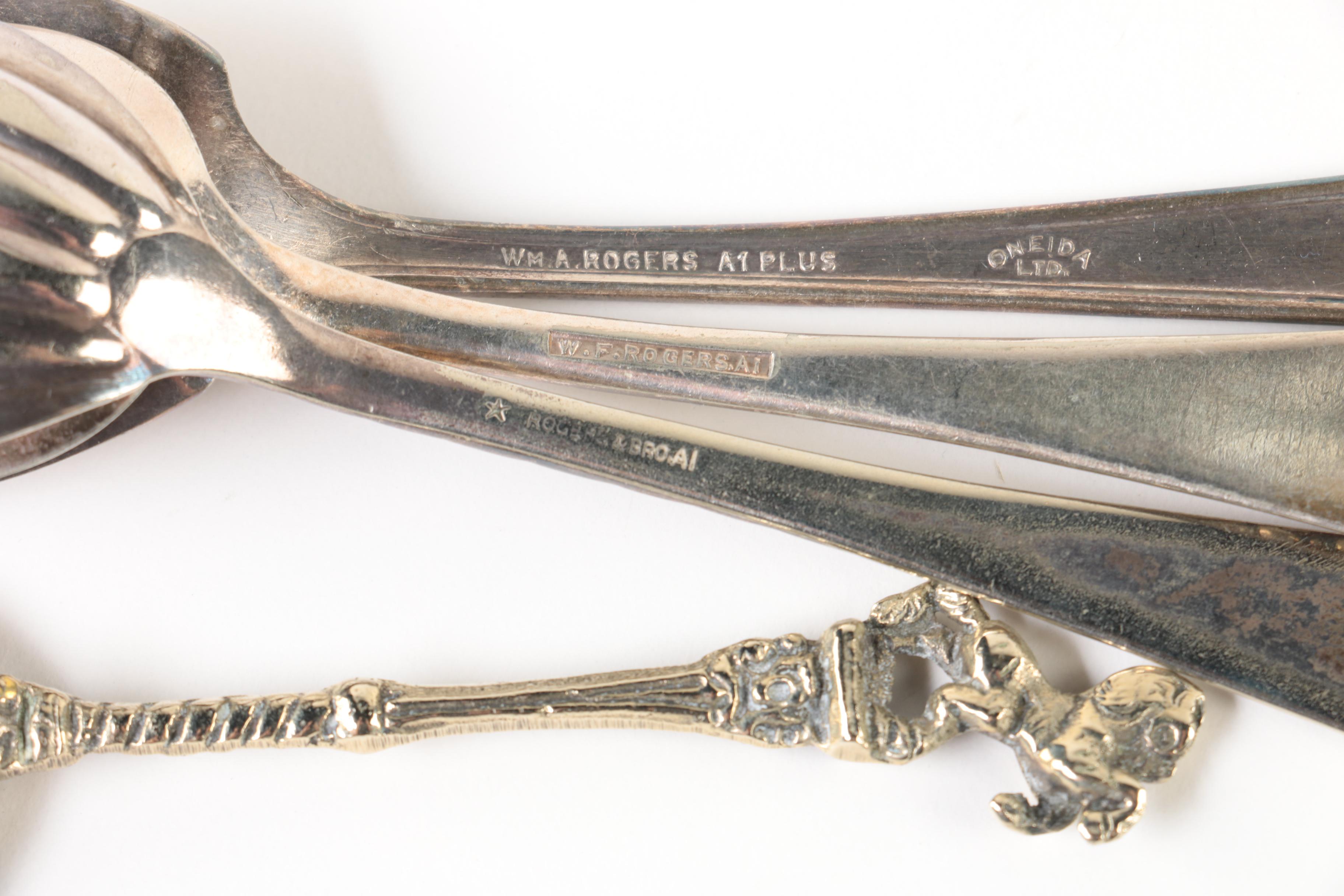 Silver-Plated Spoons Including Wm Rogers Mfg. Co.