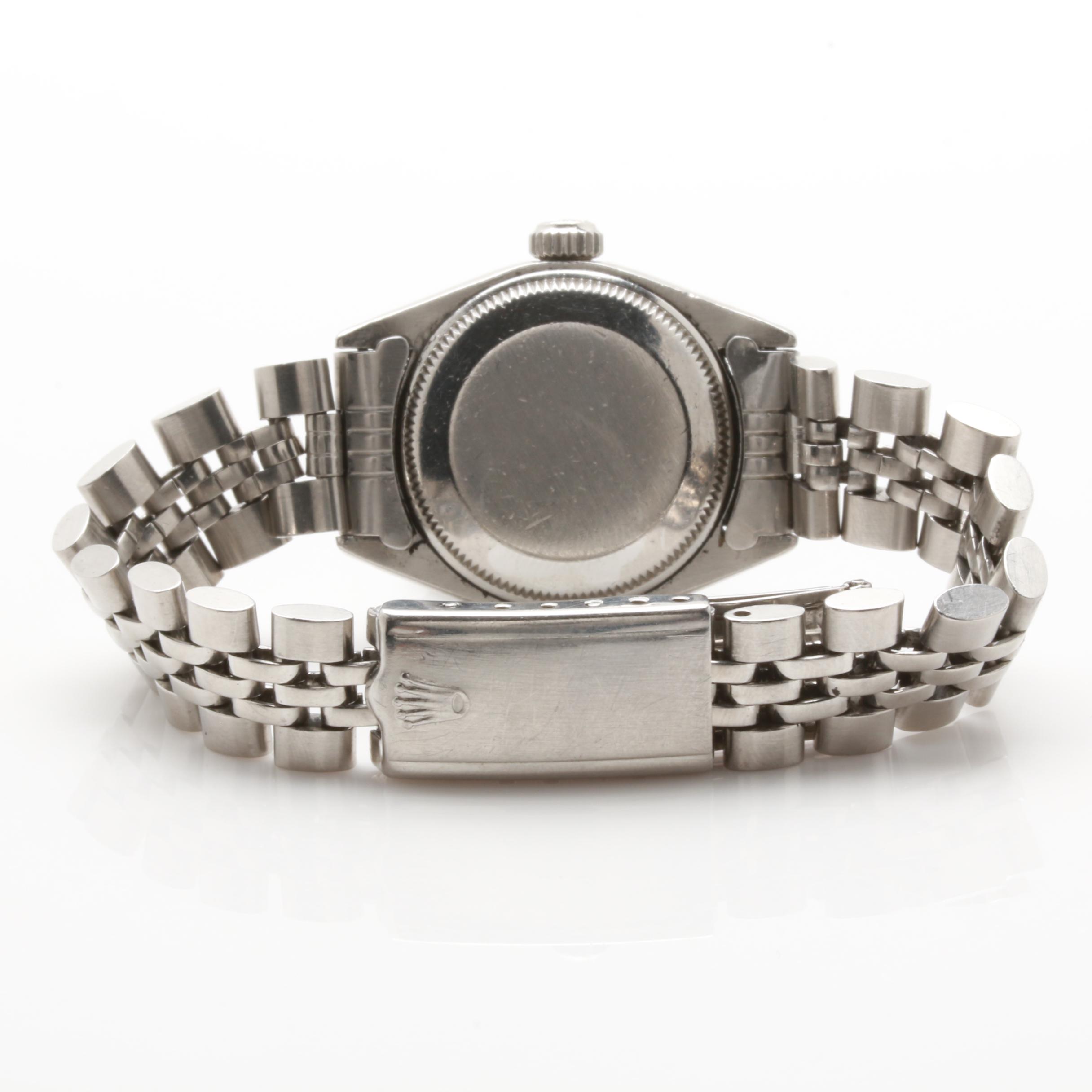 Rolex Oyster Perpetual Date Stainless Steel Watch with Date Window